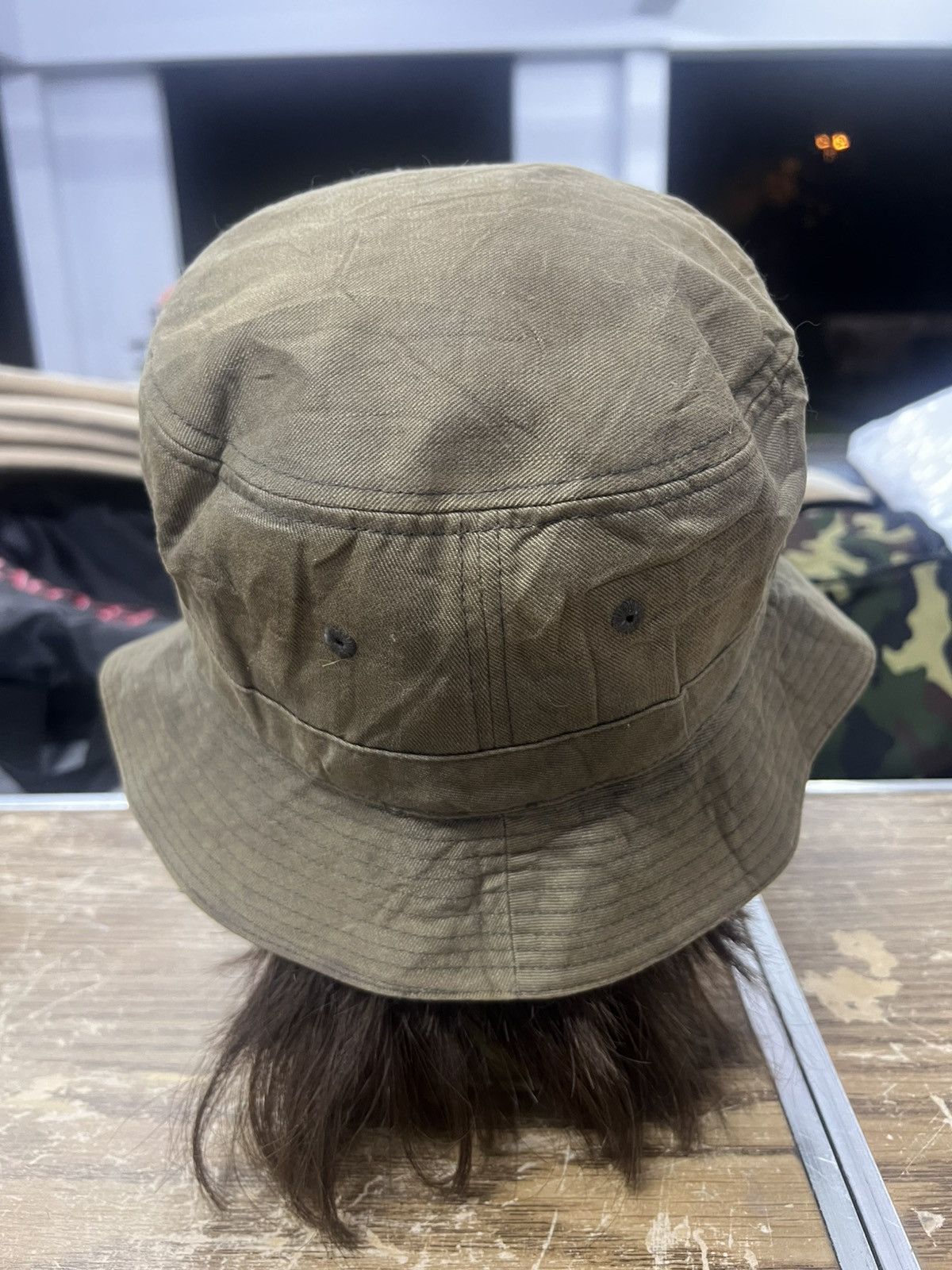Ellesse × Vintage THRASHED FADED ELLESSE BUCKET HAT Size ONE SIZE - 3 Thumbnail