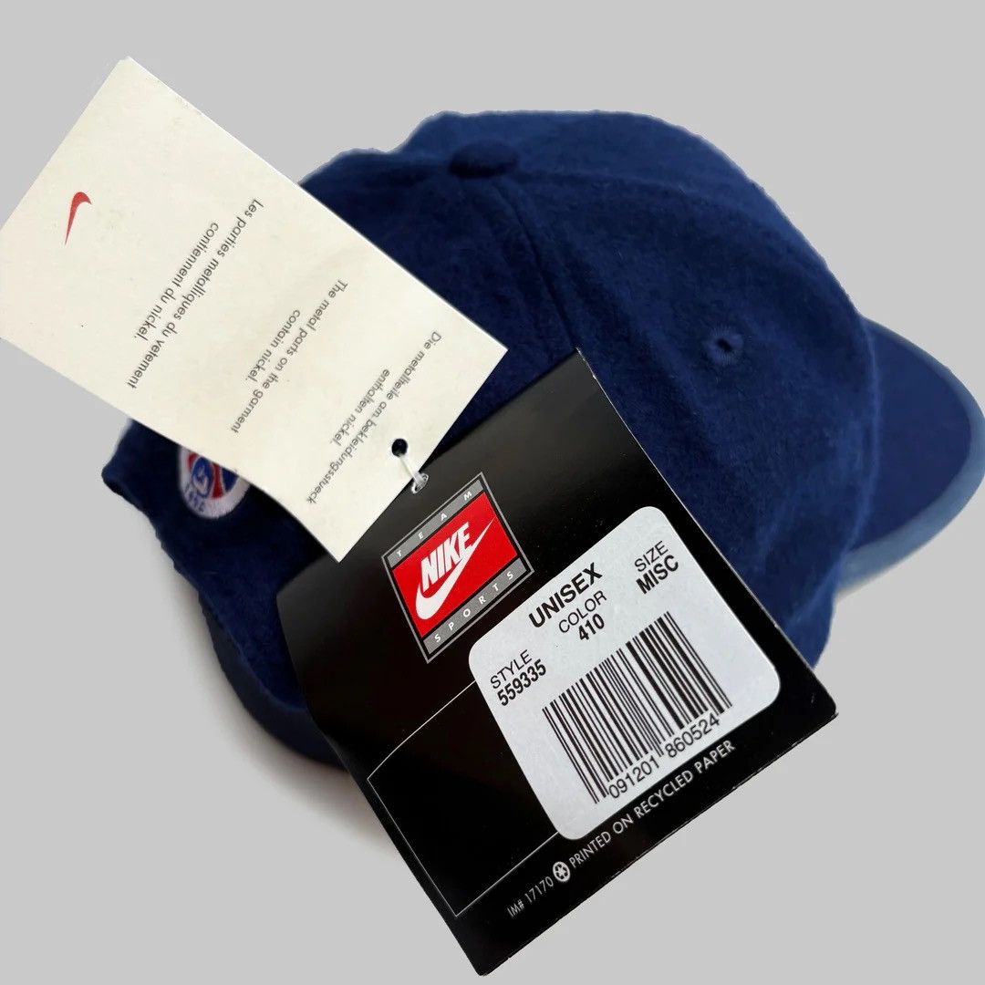 Nike PSG Paris Saint-Germain Nike 1990 98 Vintage NWOT Cap Hat Size ONE SIZE - 4 Thumbnail