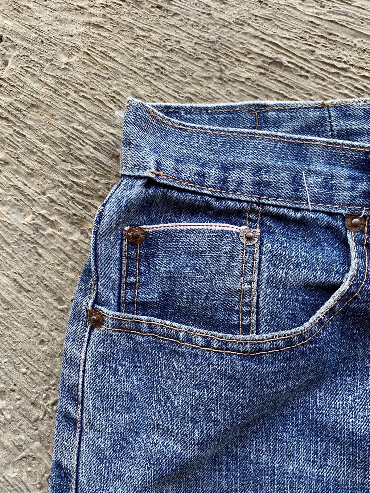 Levi's LEVI’S 501xx GARMENT SELVEDGE DENIM Size US 30 / EU 46 - 6 Thumbnail