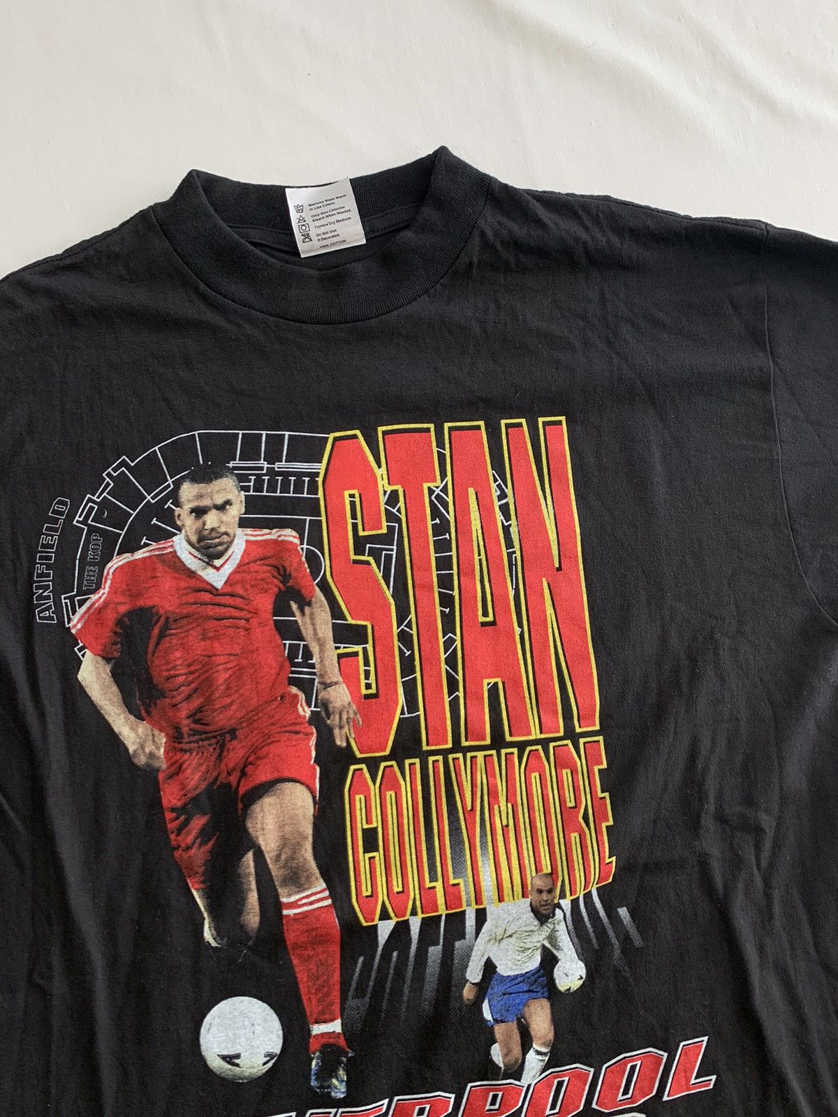 Vintage Vintage 90s Stan Collymore Liverpool England Tee Size US M / EU 48-50 / 2 - 12 Thumbnail
