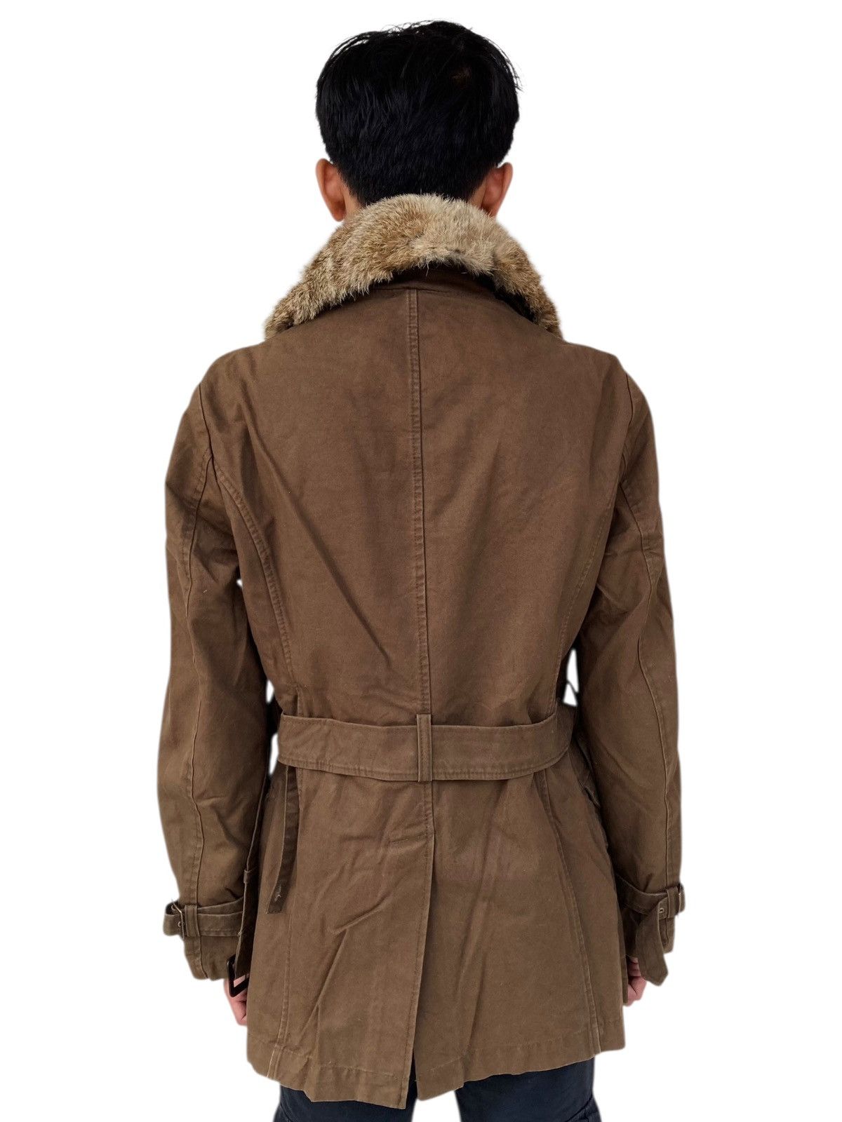 If Six Was Nine 2005 PPFM - Trim Fur Canvas Coat Jacket Size US L / EU 52-54 / 3 - 5 Thumbnail