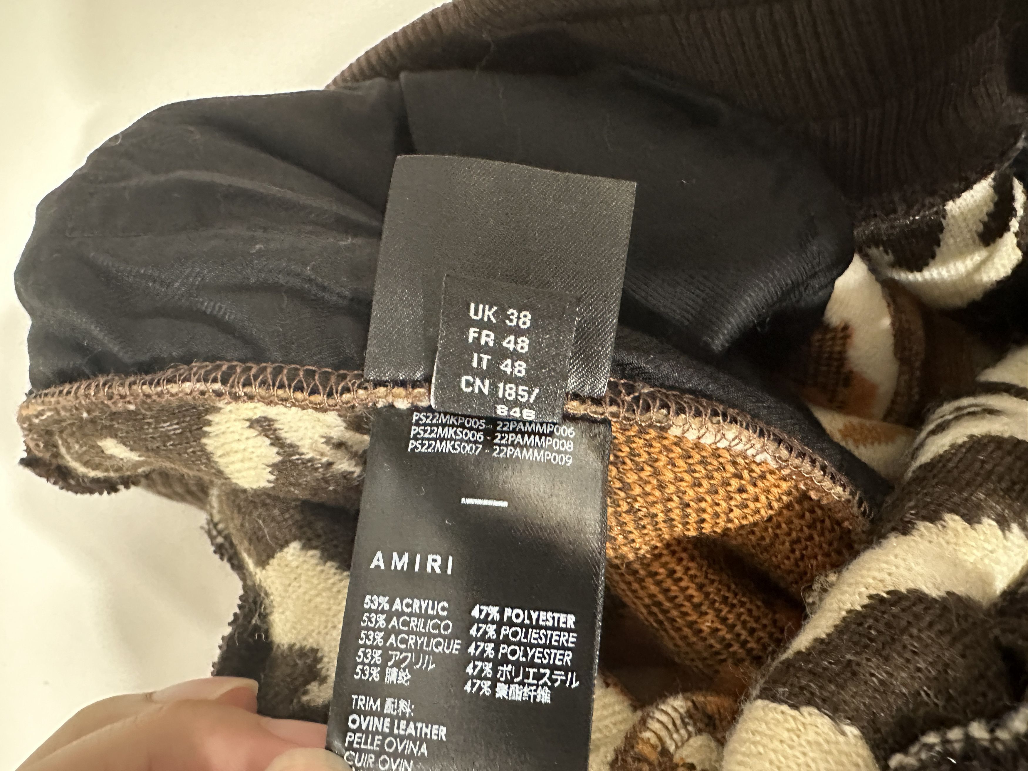 Amiri tie dye fleece shorts Size US 32 / EU 48 - 8 Thumbnail