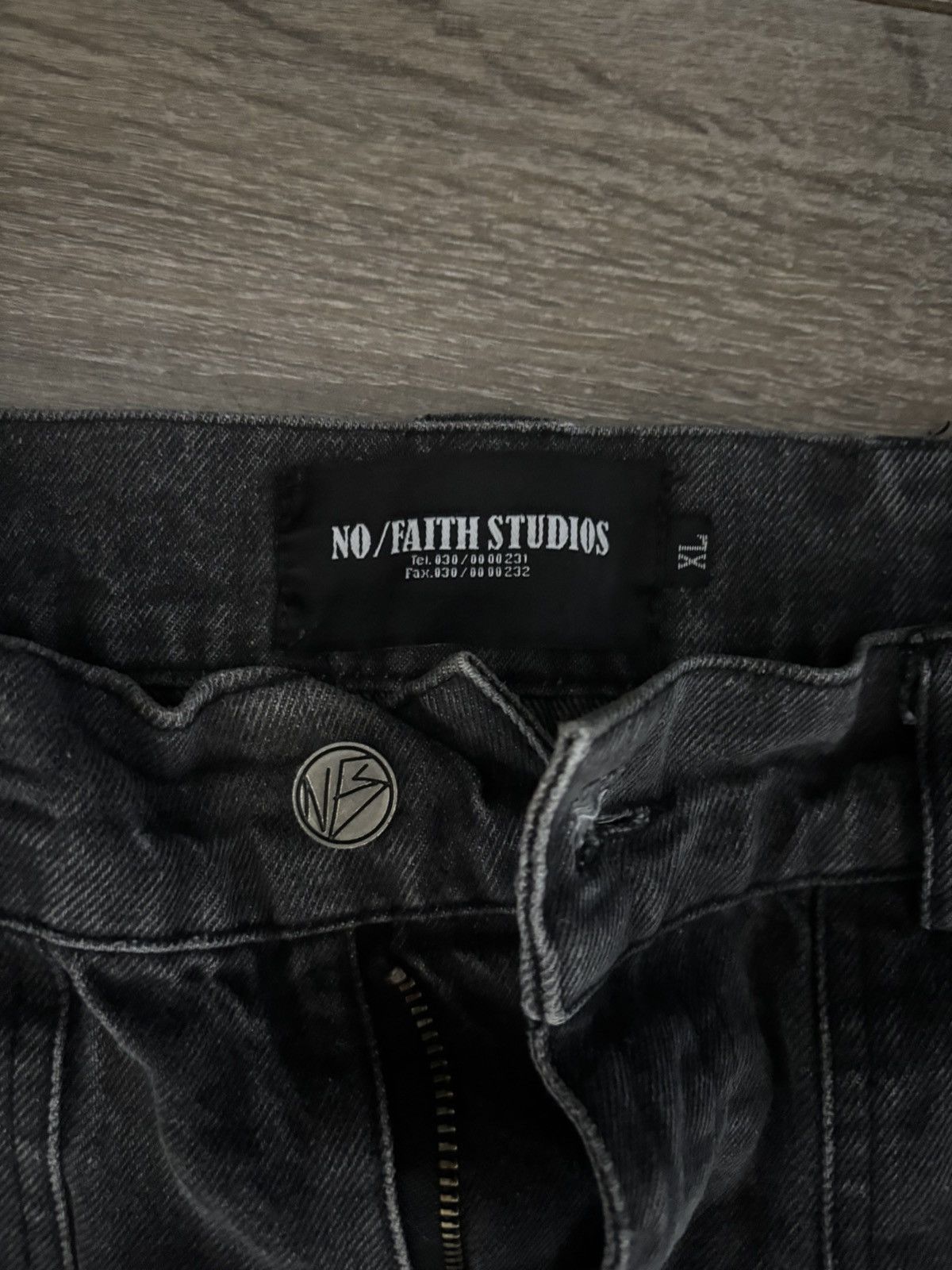 No Faith Studios Sun Faded Dune Baggy Denim - No Faith Studios Pants Size US 36 / EU 52 - 3 Thumbnail