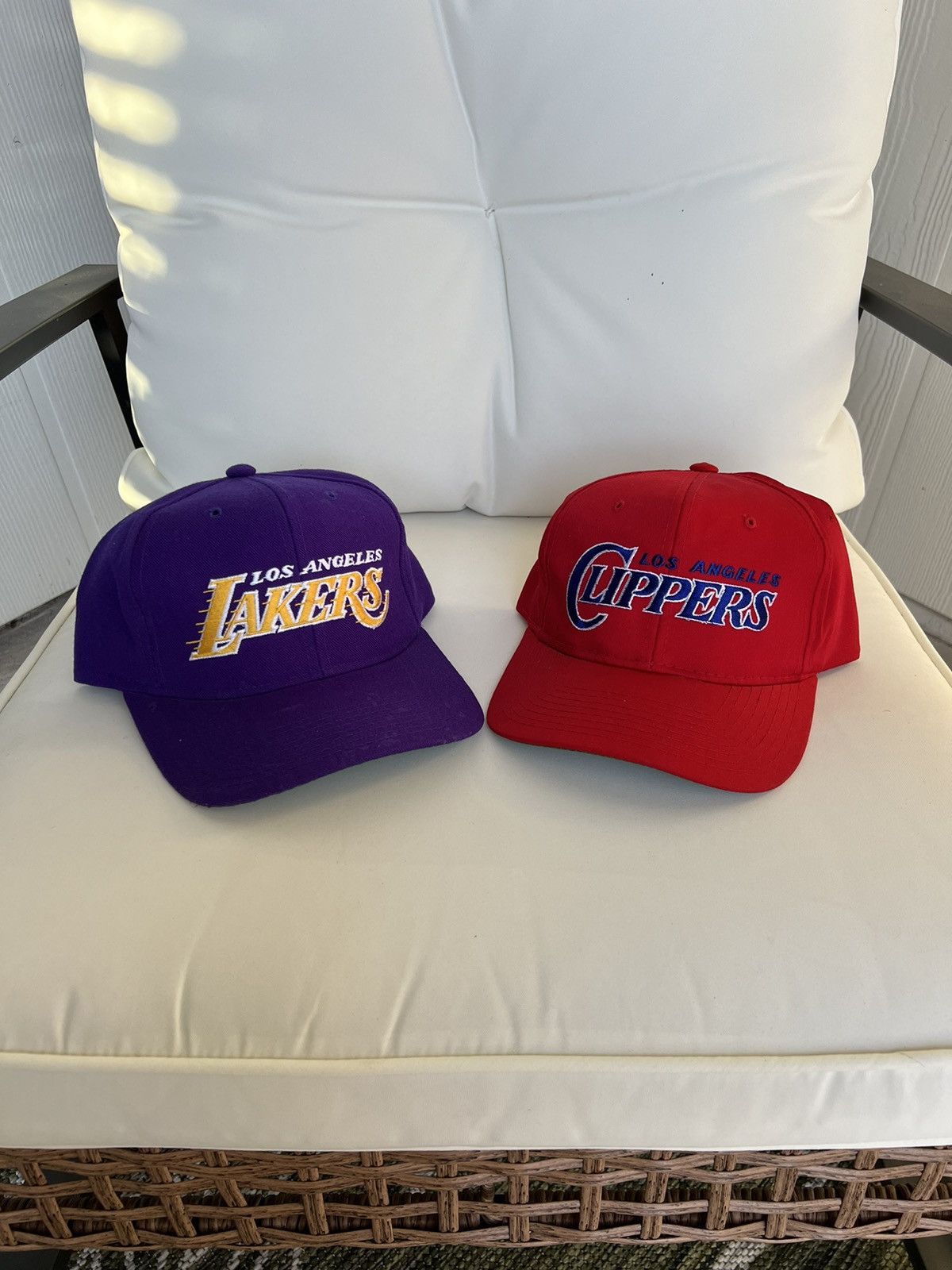 NBA × Starter × Vintage Vintage Starter Los Angeles Lakers & Clippers Snap Back Size ONE SIZE - 1 Thumbnail