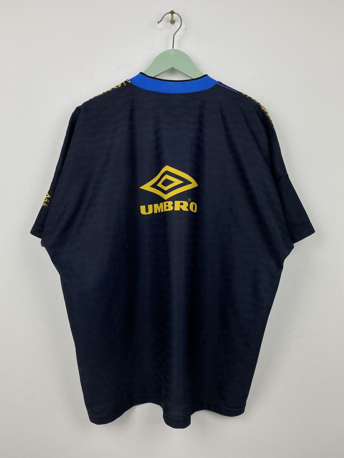 Vintage 90s Umbro Pro Training Inter Milan Style Jersey Y2K