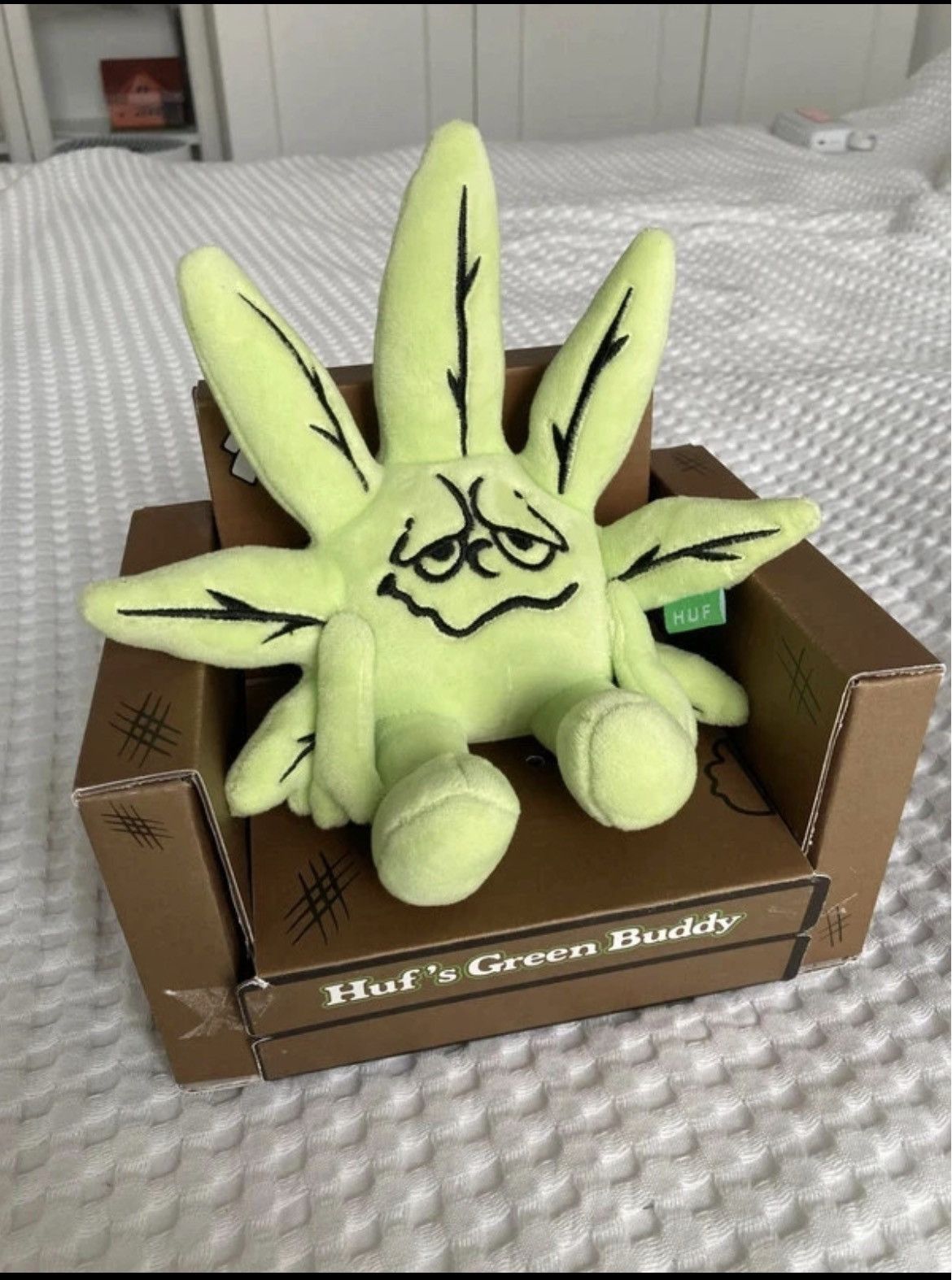 Huf HUF Green Buddy Plush Doll Green Size ONE SIZE - 1 Thumbnail