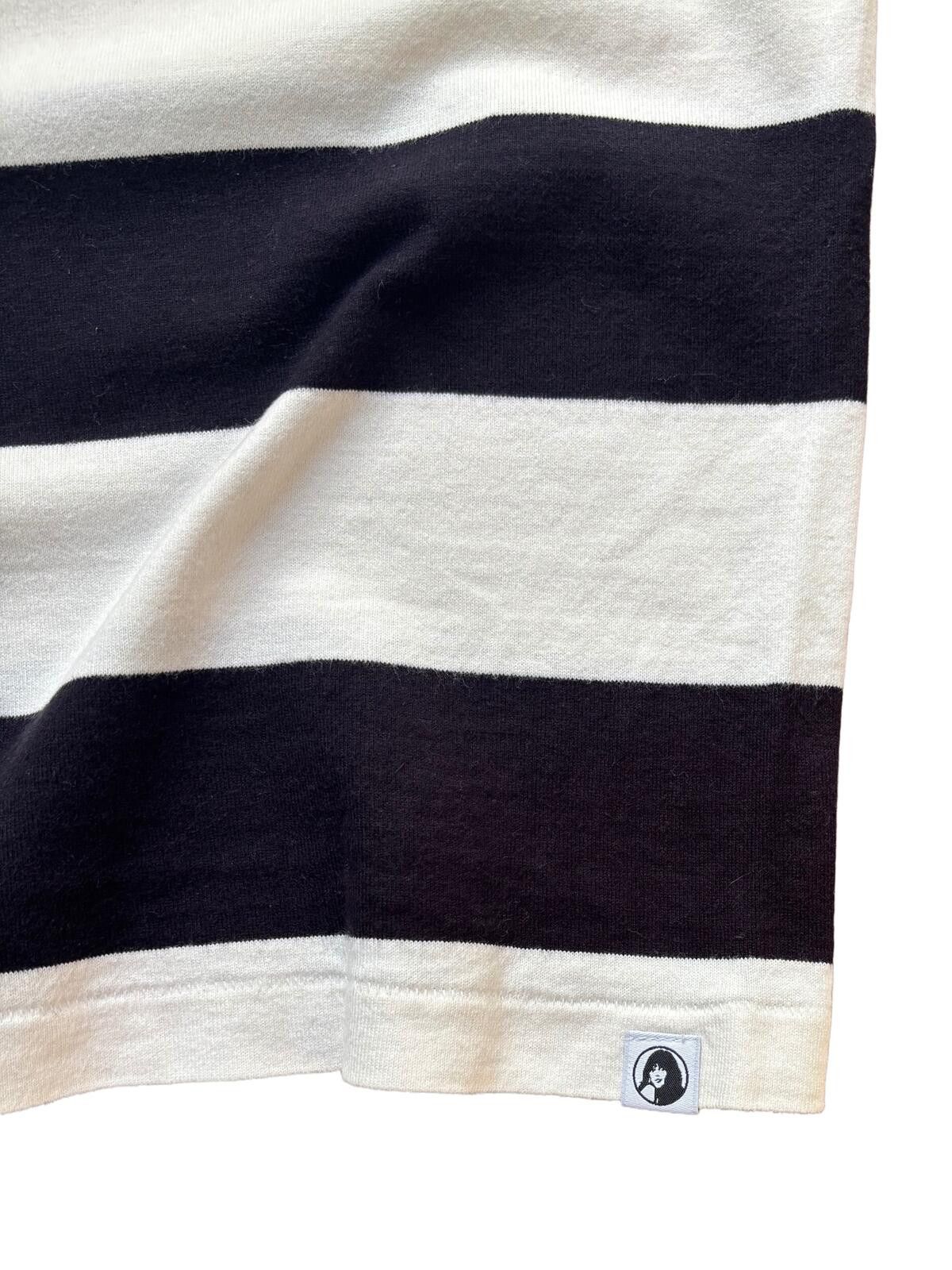 Hysteric Glamour Hysteric Glamour Striped Pocket T Shirt White Black Small Size US S / EU 44-46 / 1 - 3 Thumbnail