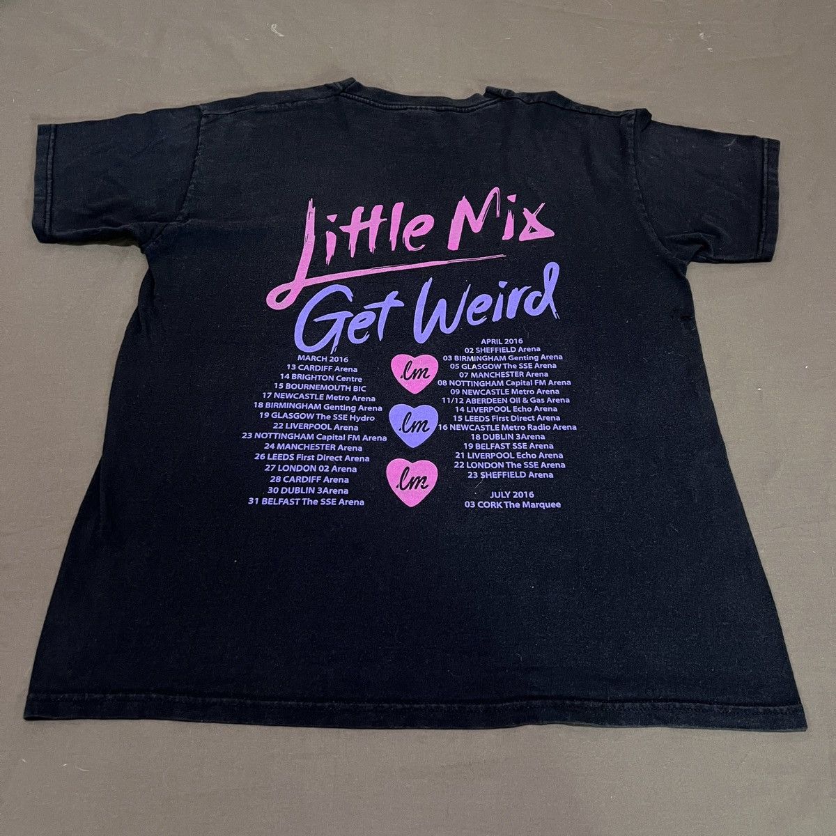 Band Tees Little Mix Get Weird Promo Tee Faded Synth-pop R&B Size US L / EU 52-54 / 3 - 5 Thumbnail