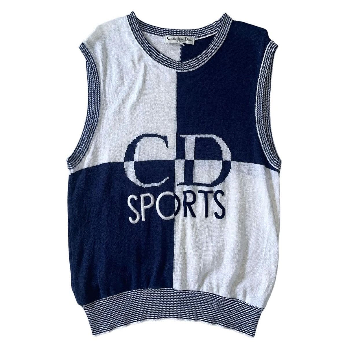 Christian Dior Monsieur 🛒SENDOFFER🛒Vintage 90’s Christian Dior Sport Knit Vest Size US M / EU 48-50 / 2 - 2 Thumbnail