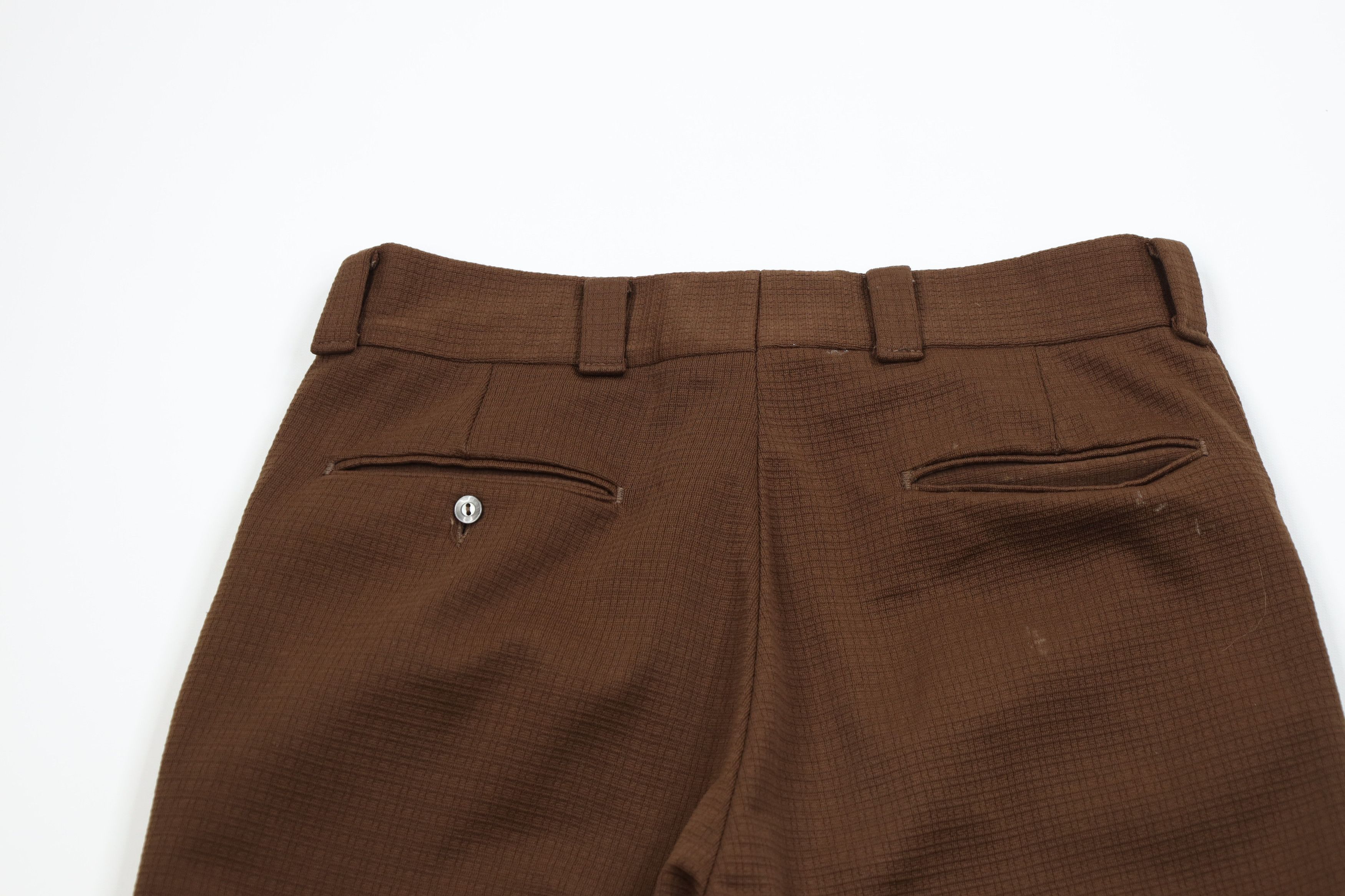 Vintage Vintage 60s 70s Streetwear Knit Bell Bottoms Pants Brown USA Size US 32 / EU 48 - 11 Thumbnail