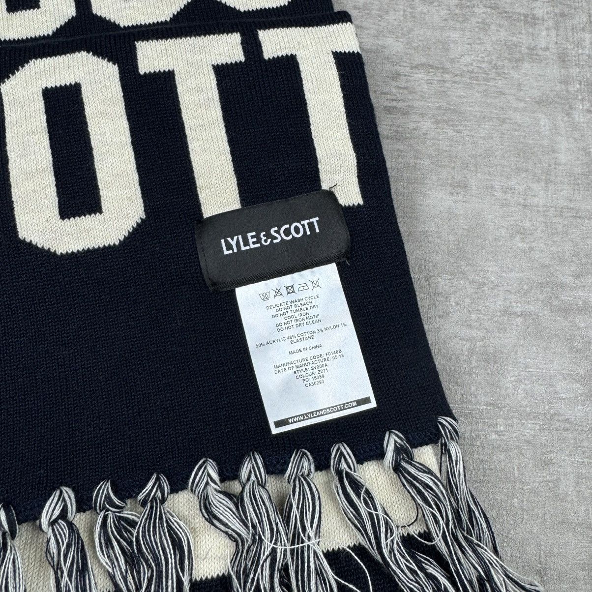 Lyle & Scott Lyle & Scott Navy Scarf Size ONE SIZE - 3 Thumbnail