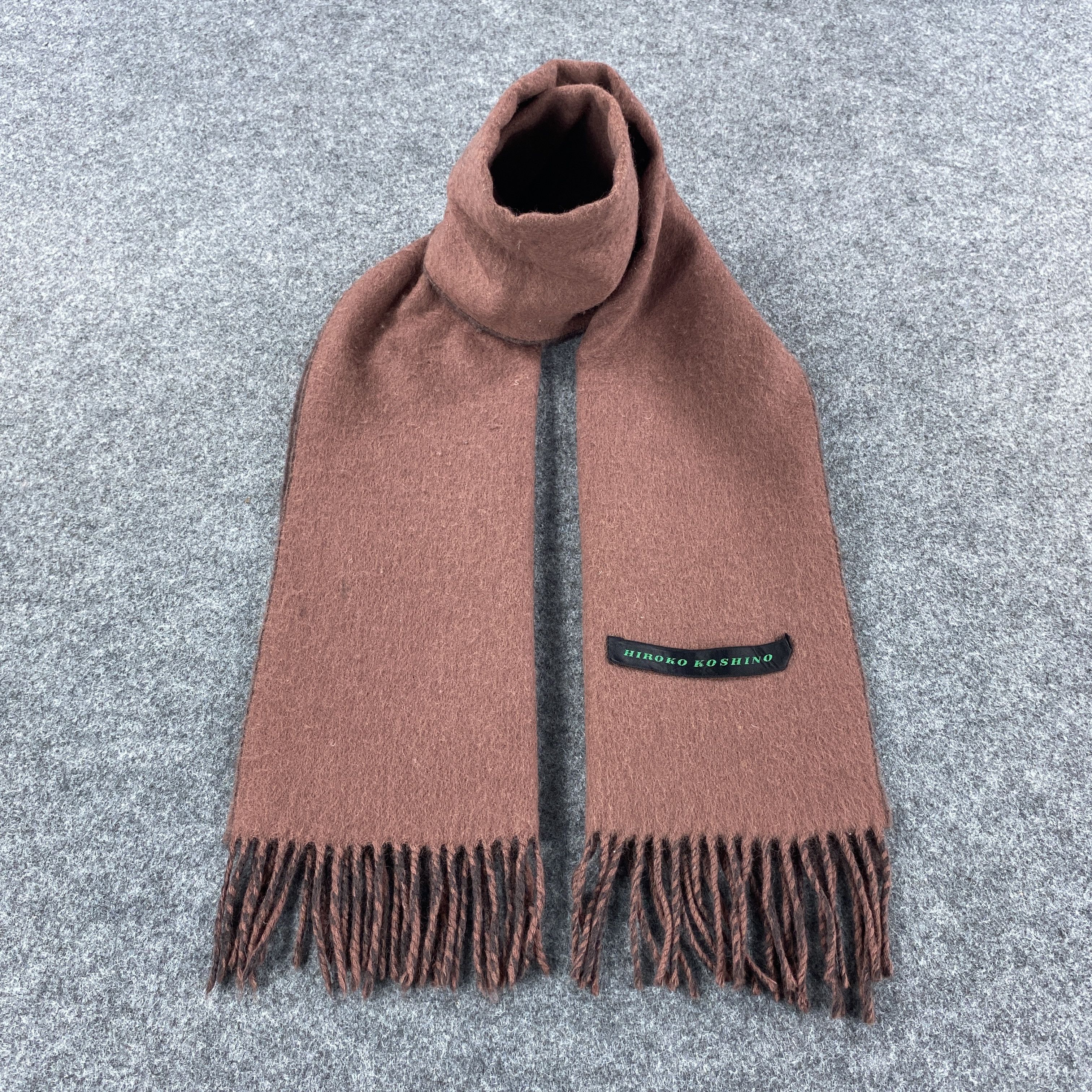 Hiroko Koshino Homme × Vintage Hiroko Koshino Scarf # Muffler # Neckwear # D409 Size ONE SIZE - 1 Thumbnail