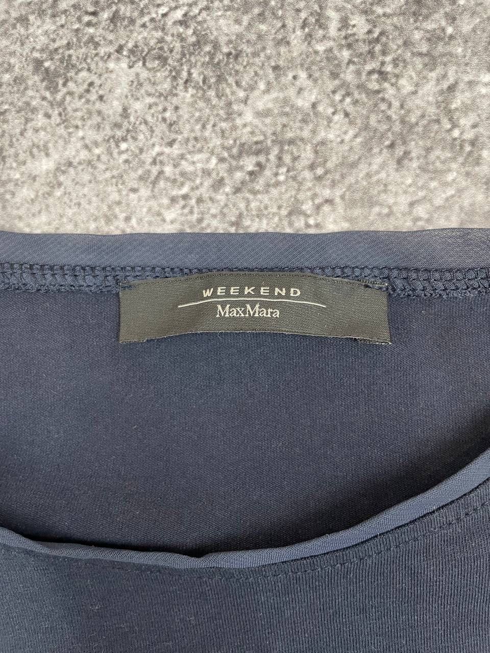 Max Mara Max Mara Weekend Women T-Shirt Basic Navy Size Medium Size M / US 6-8 / IT 42-44 - 4 Thumbnail
