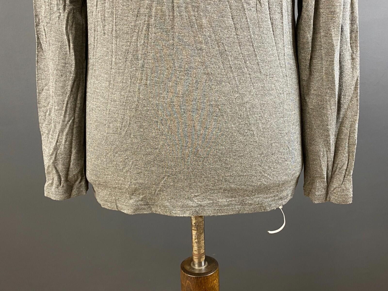 Designer Gudrun Sjoden Gray Turtle Neck Long Sleeve Top Shirt Size L Size L / US 10 / IT 46 - 8 Thumbnail