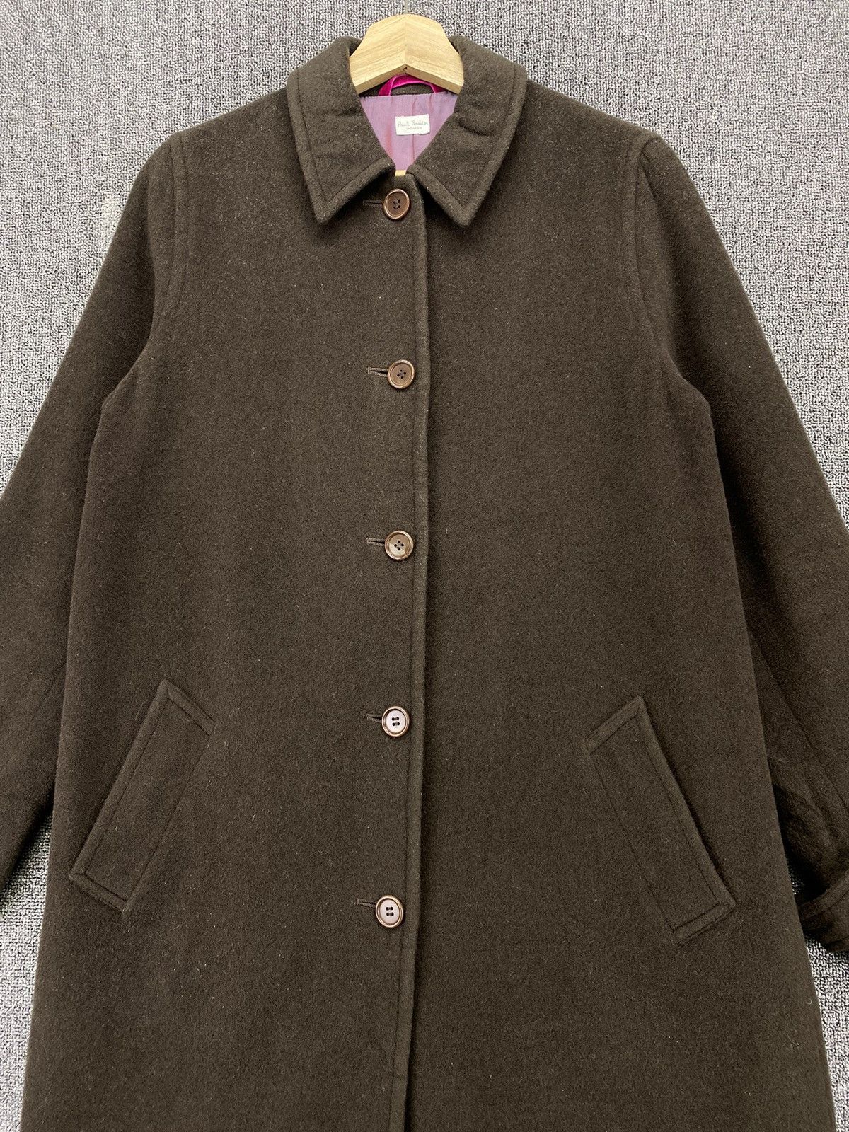 Paul Smith Vintage Paul Smith Women Wool Coat Long Jacket Size S / US 4 / IT 40 - 5 Thumbnail