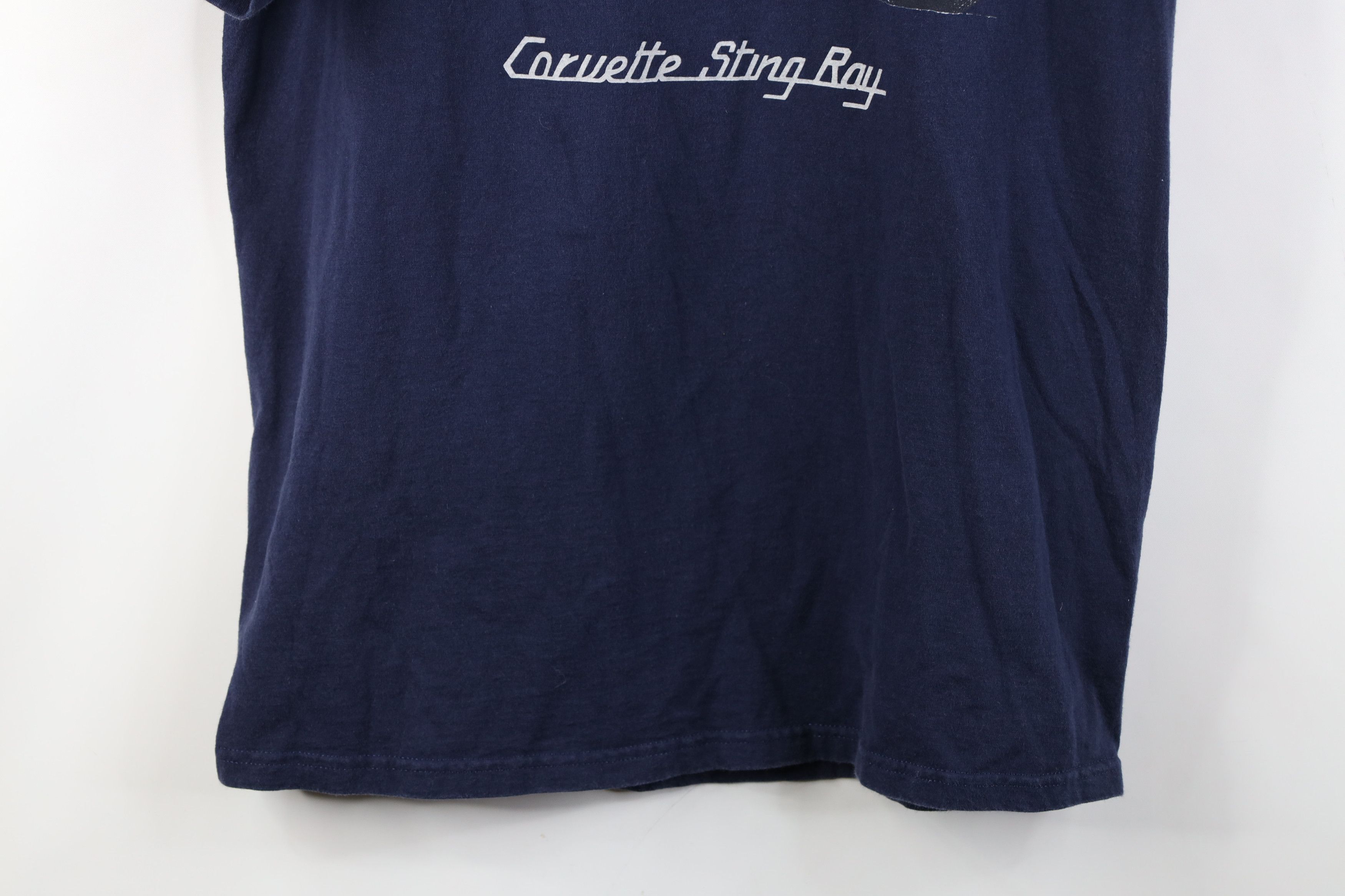 Vintage Vintage 90s Spell Corvette Sting Ray Muscle Car T-Shirt USA Size US L / EU 52-54 / 3 - 3 Thumbnail