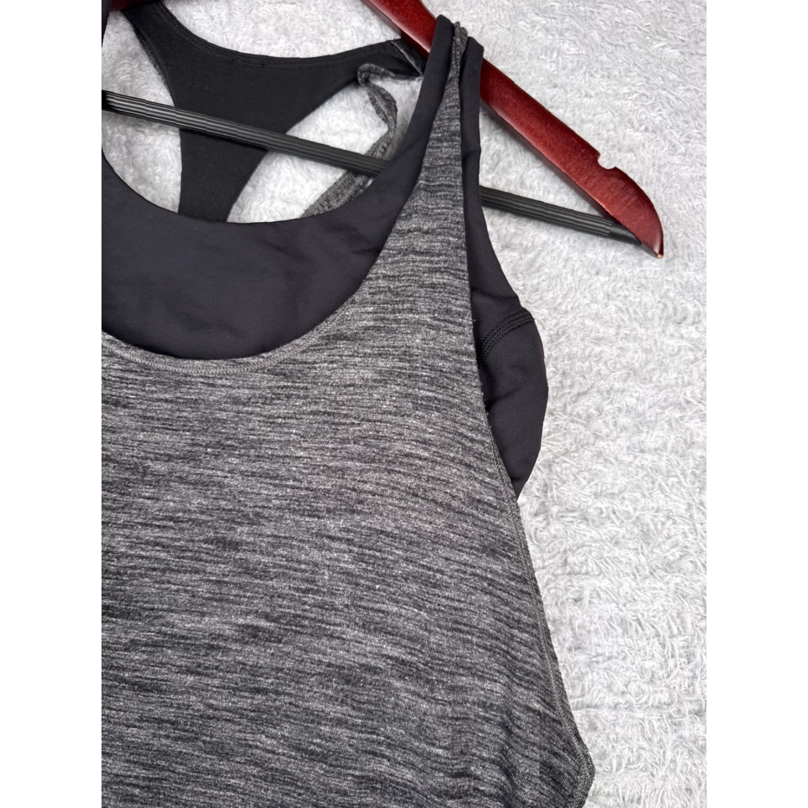 Lululemon Lululemon Shirt Women 8 Gray Tank Seriously Light Luon Twist and Toil W1NFKS Size M / US 6-8 / IT 42-44 - 3 Thumbnail