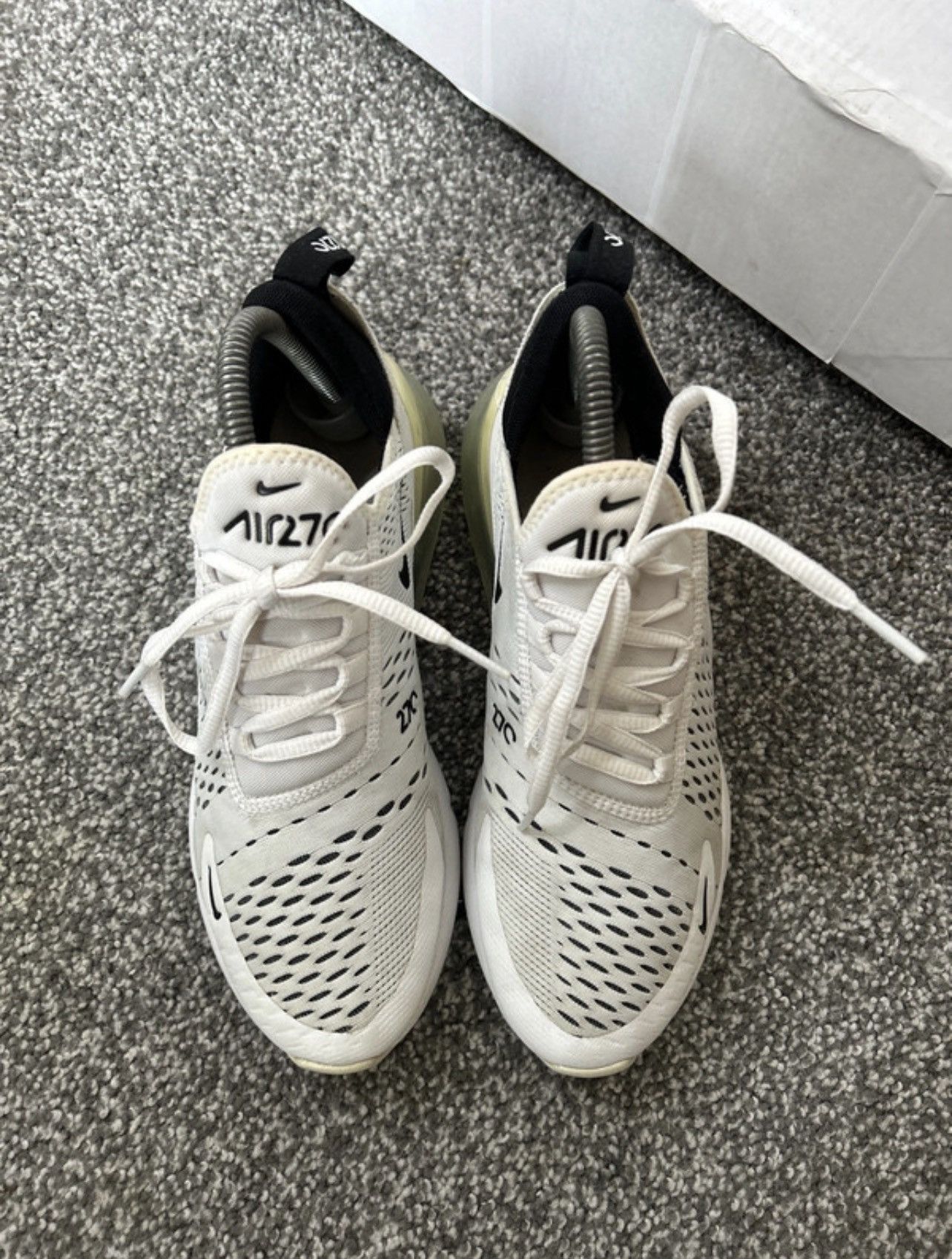 Nike Nike air max 270 white mesh running trainers womens uk 5 Size US 7.5 / IT 37.5 - 3 Thumbnail