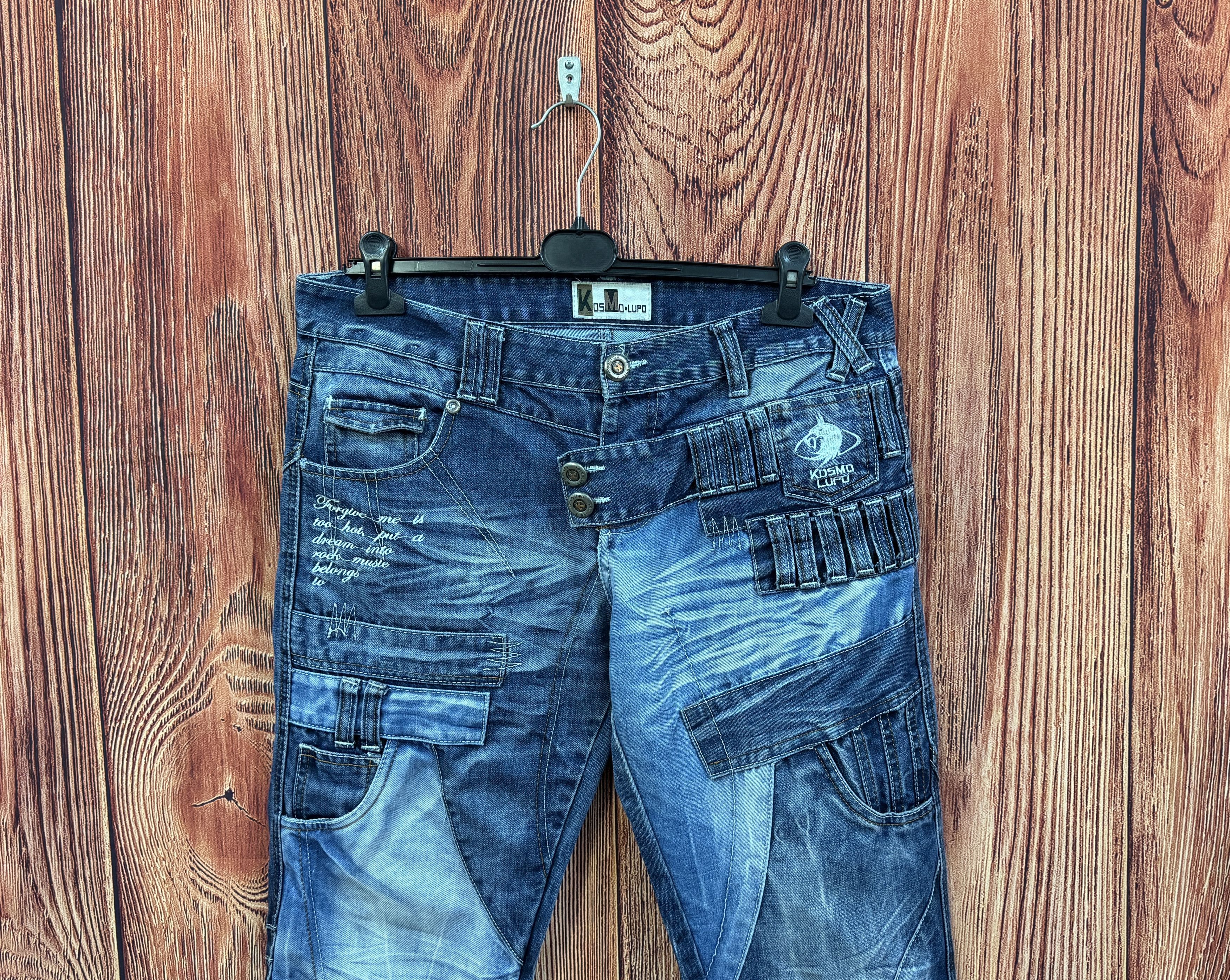 Other Kosmo Lupo y2k Denim Zipper Japan Style Distressed Jeans Size US 34 / EU 50 - 2 Thumbnail