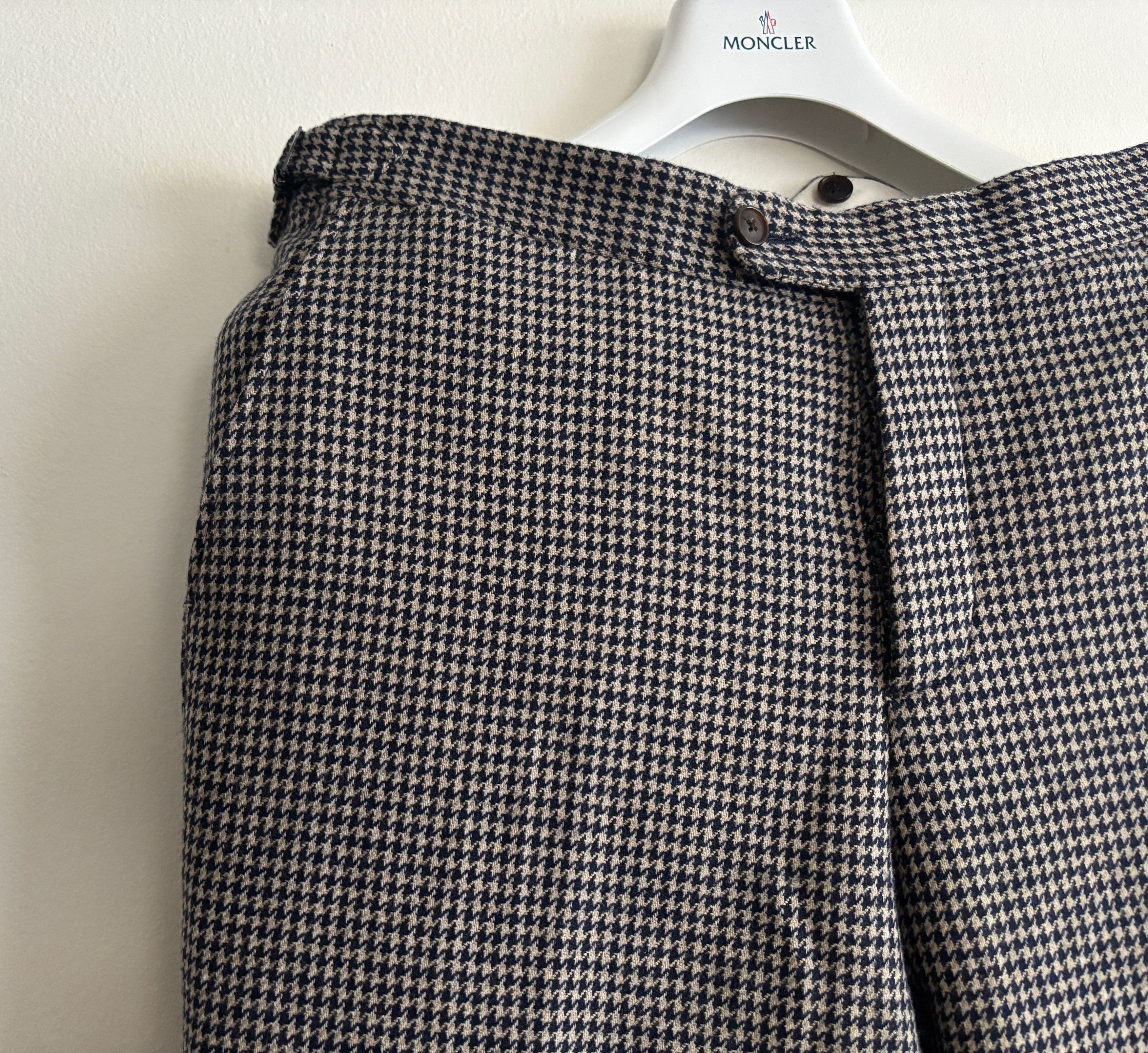 Suitsupply $295 Wool Cashmere Trousers/ Pants- Beige/Navy - 30 Size US 30 / EU 46 - 3 Thumbnail