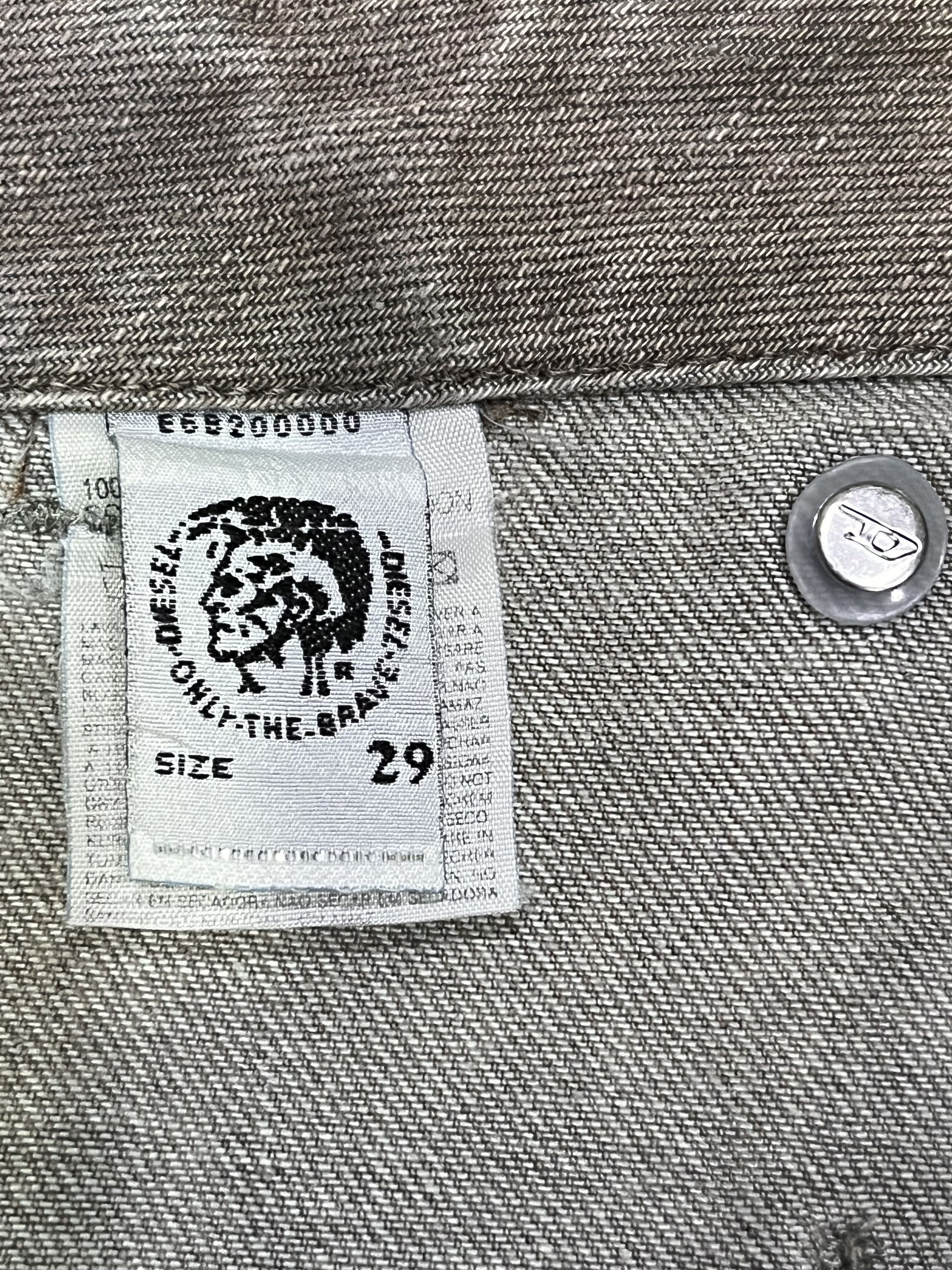 Diesel 🔥Vintage DIESEL BUSH PANTS Distressed FLARE Denim ITALY Size US 31 - 11 Thumbnail