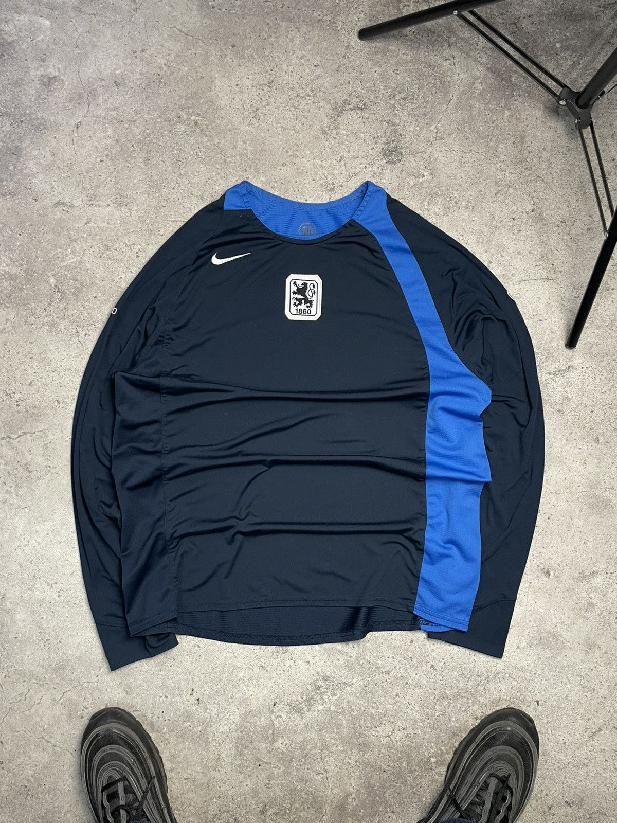 Nike Vintage 1860 Munich Nike Total 90 Football Long Sleeve Track Size US L / EU 52-54 / 3 - 1 Thumbnail