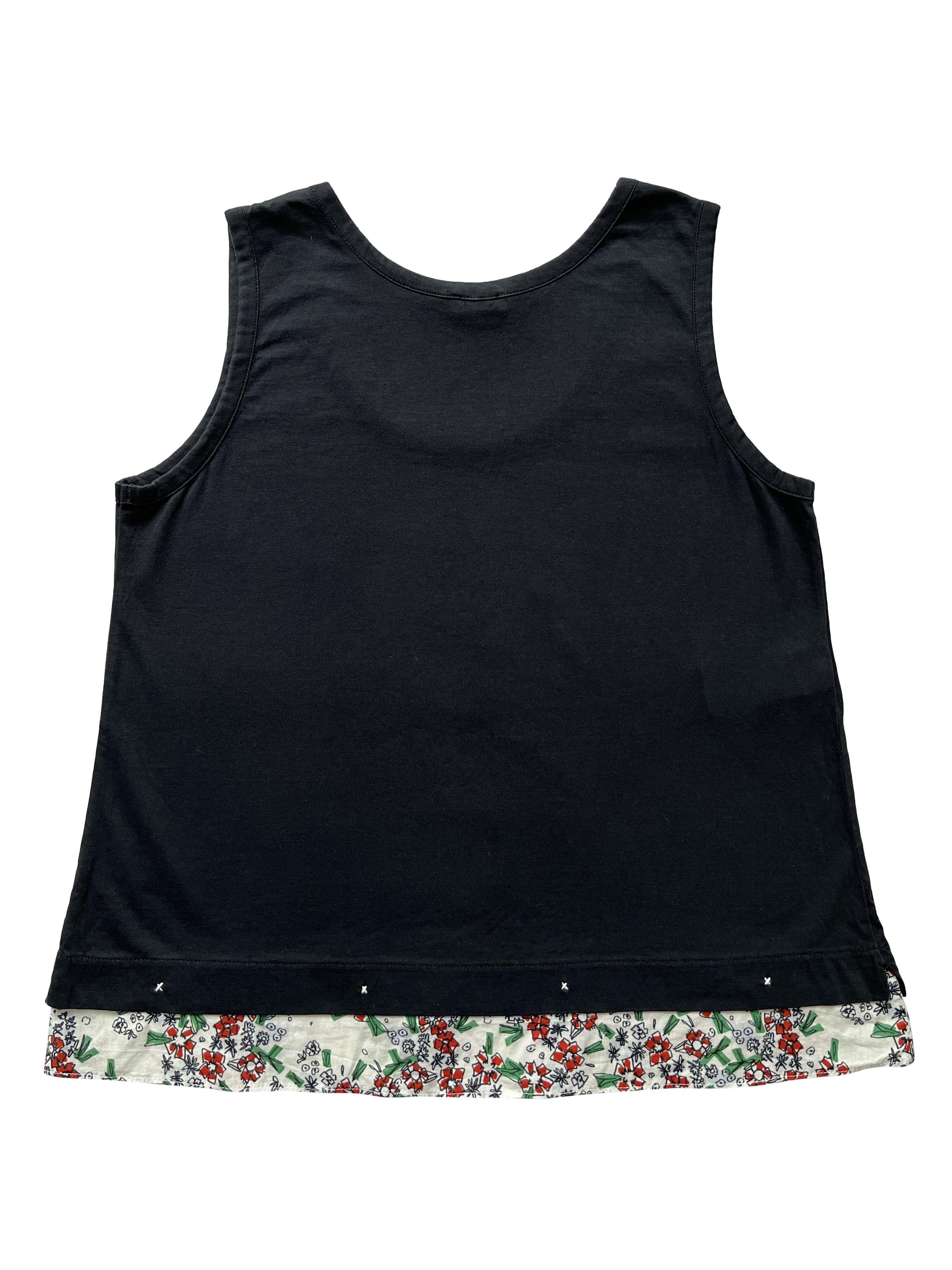Jil Sander ⚡️QUICK SALE⚡️Jil Sander Navy Tank with Floral Hem Size S / US 4 / IT 40 - 2 Thumbnail