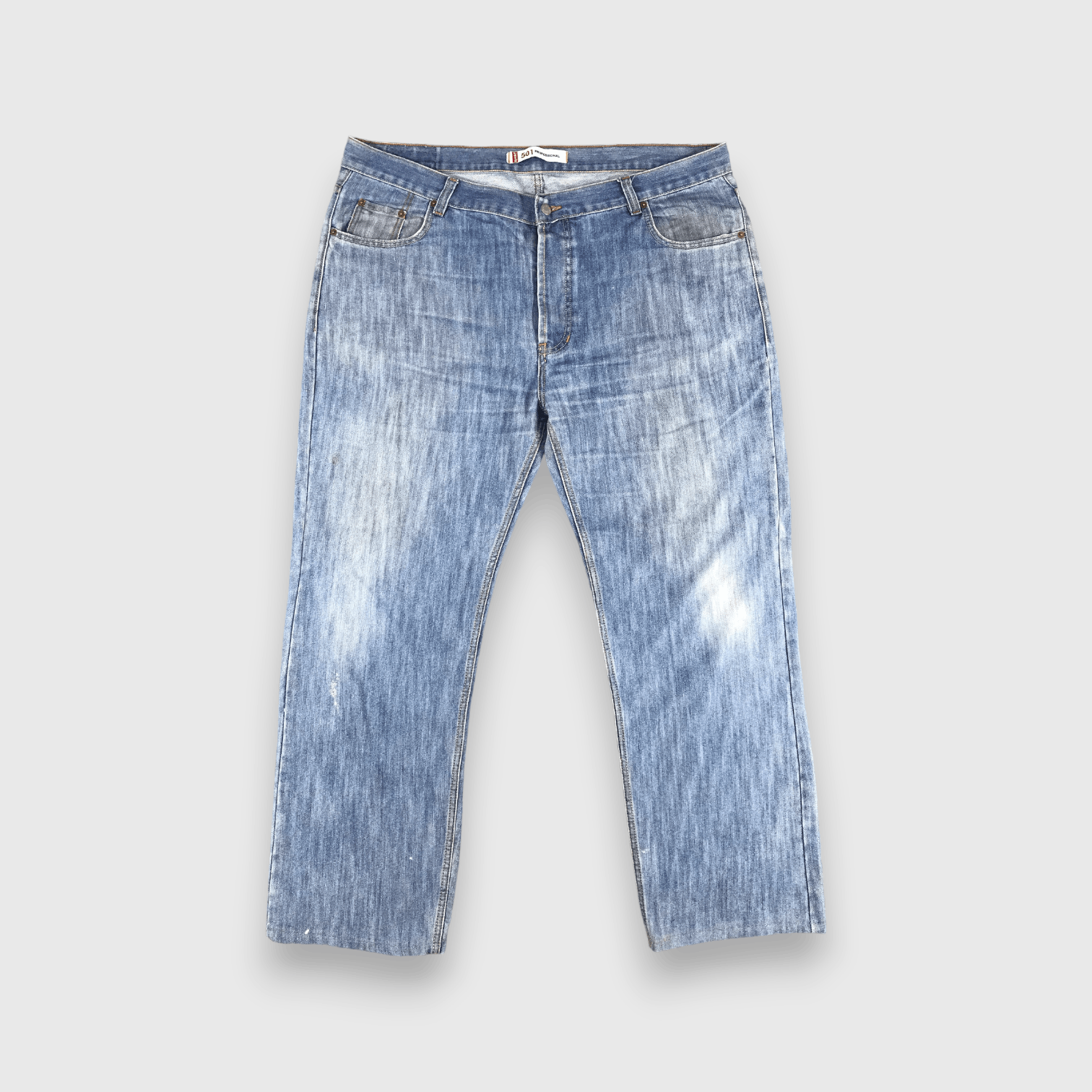 Levi's Vintage Blue Wash Levis 501 Jeans-J1645 Size US 44 / EU 60 - 1 Thumbnail