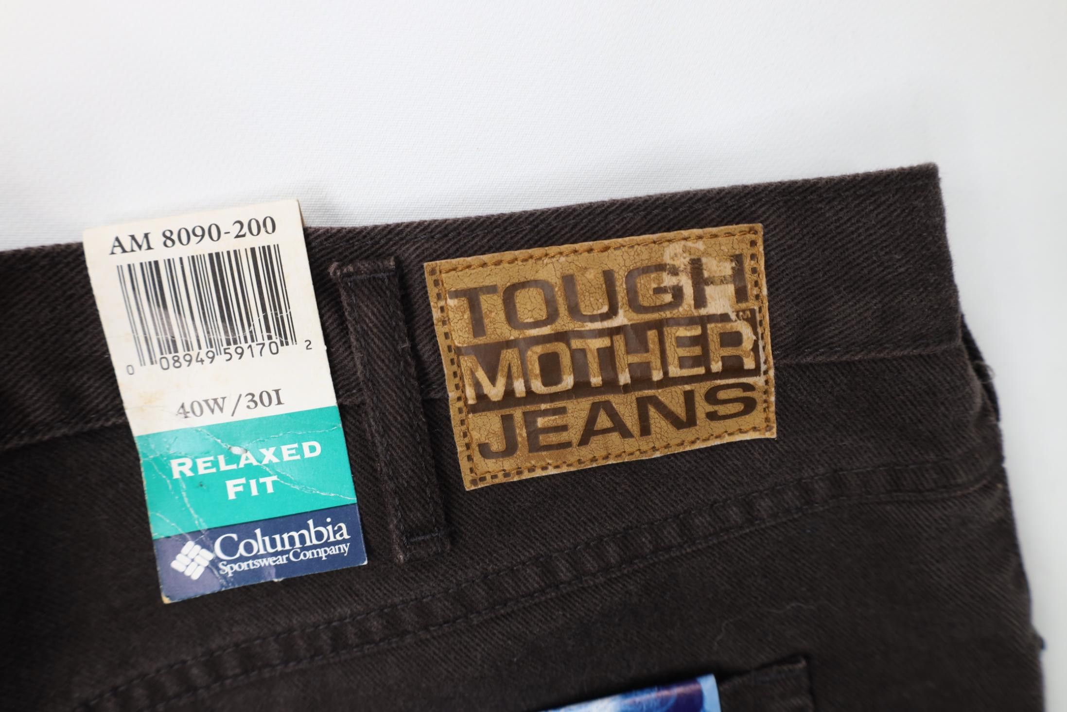 Columbia Deadstock Vintage 90s Columbia Baggy Fit Denim Jeans Brown Size US 40 / EU 56 - 13 Thumbnail
