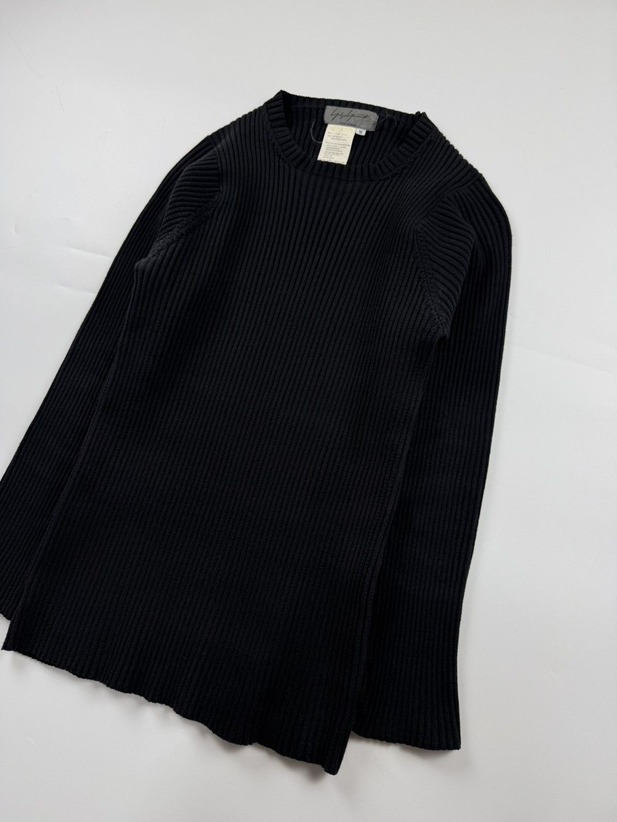 Yohji Yamamoto Yohji Yamamoto Pour Homme S/S’95 Ribbed Fitted Long Sleeve Size US M / EU 48-50 / 2 - 4 Thumbnail