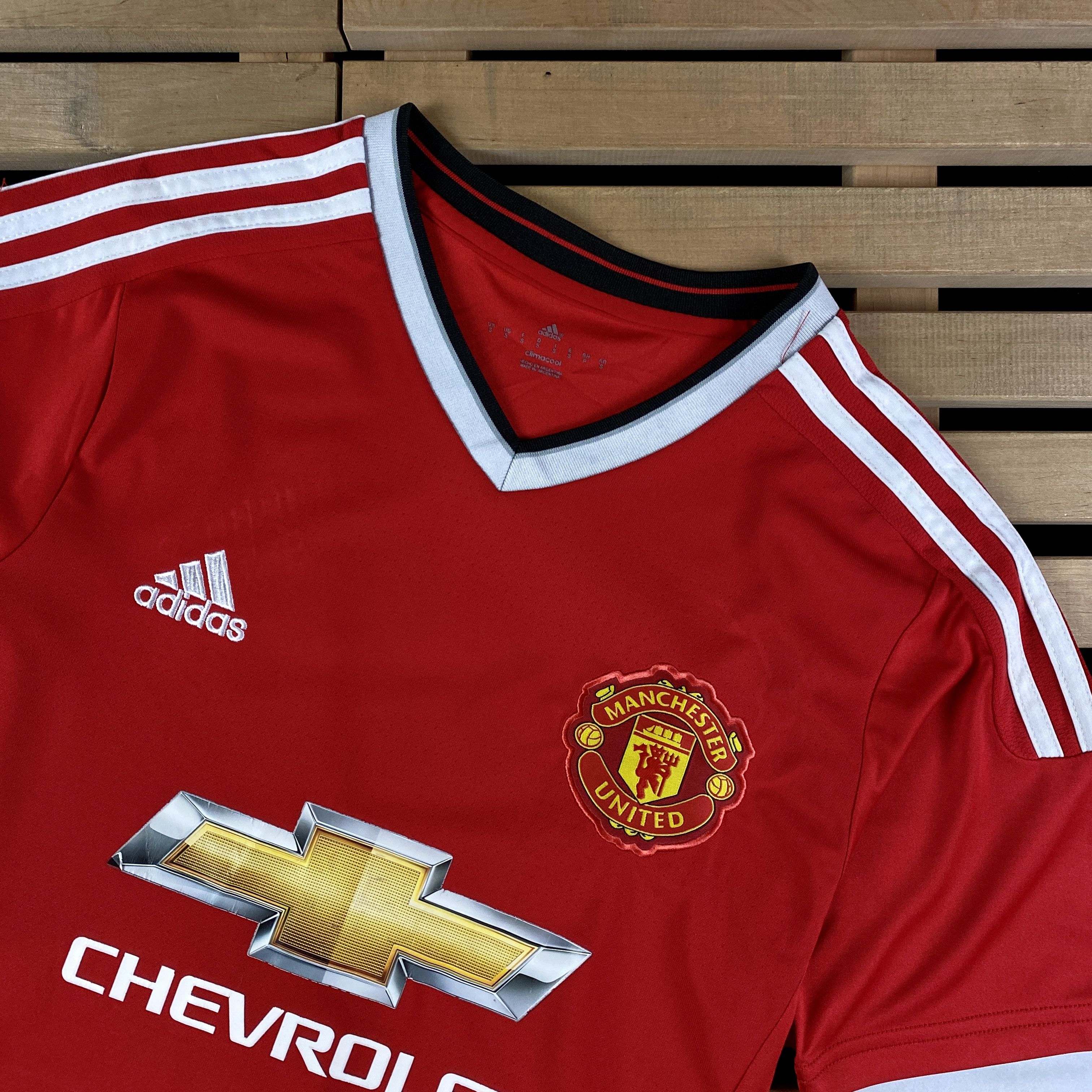 Adidas Mens Football T-Shirt Jersey Adidas Manchester United Size S Size US S / EU 44-46 / 1 - 2 Thumbnail