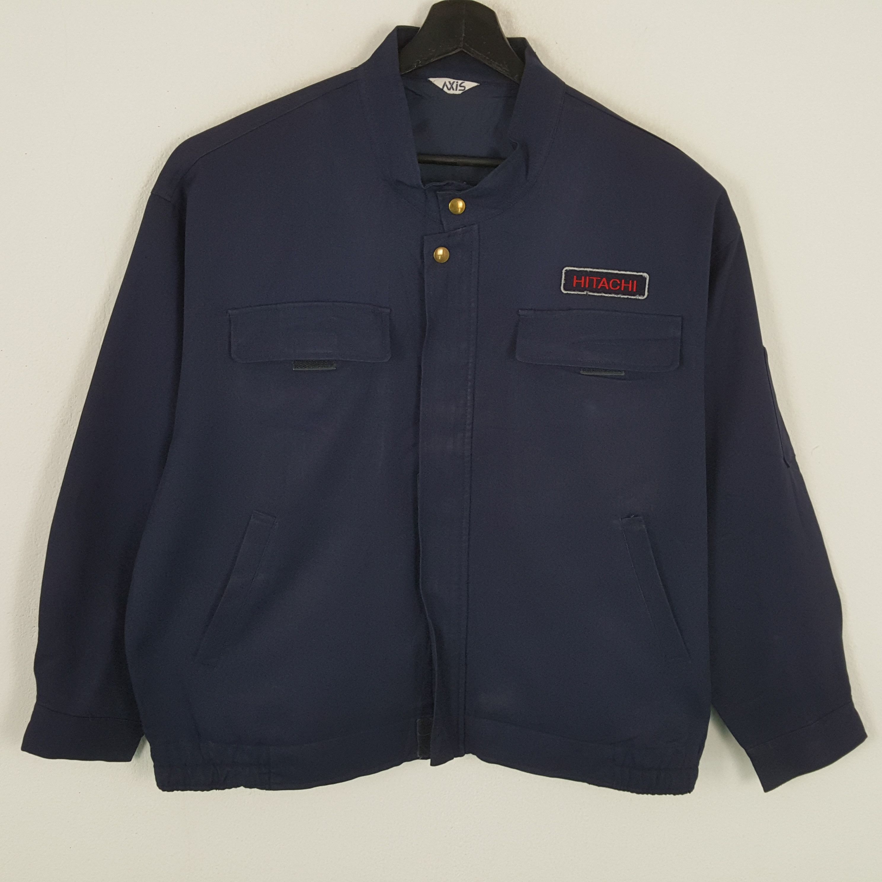 Japanese Brand × Vintage HITACHI Japanese Brand Workwear Style Jacket Size US XL / EU 56 / 4 - 1 Thumbnail