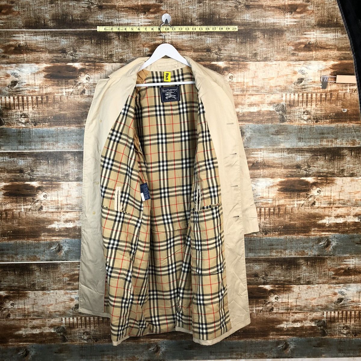 Burberry Burberrys nova check made in england vtg Coats parkas #A1611 Size US L / EU 52-54 / 3 - 10 Thumbnail