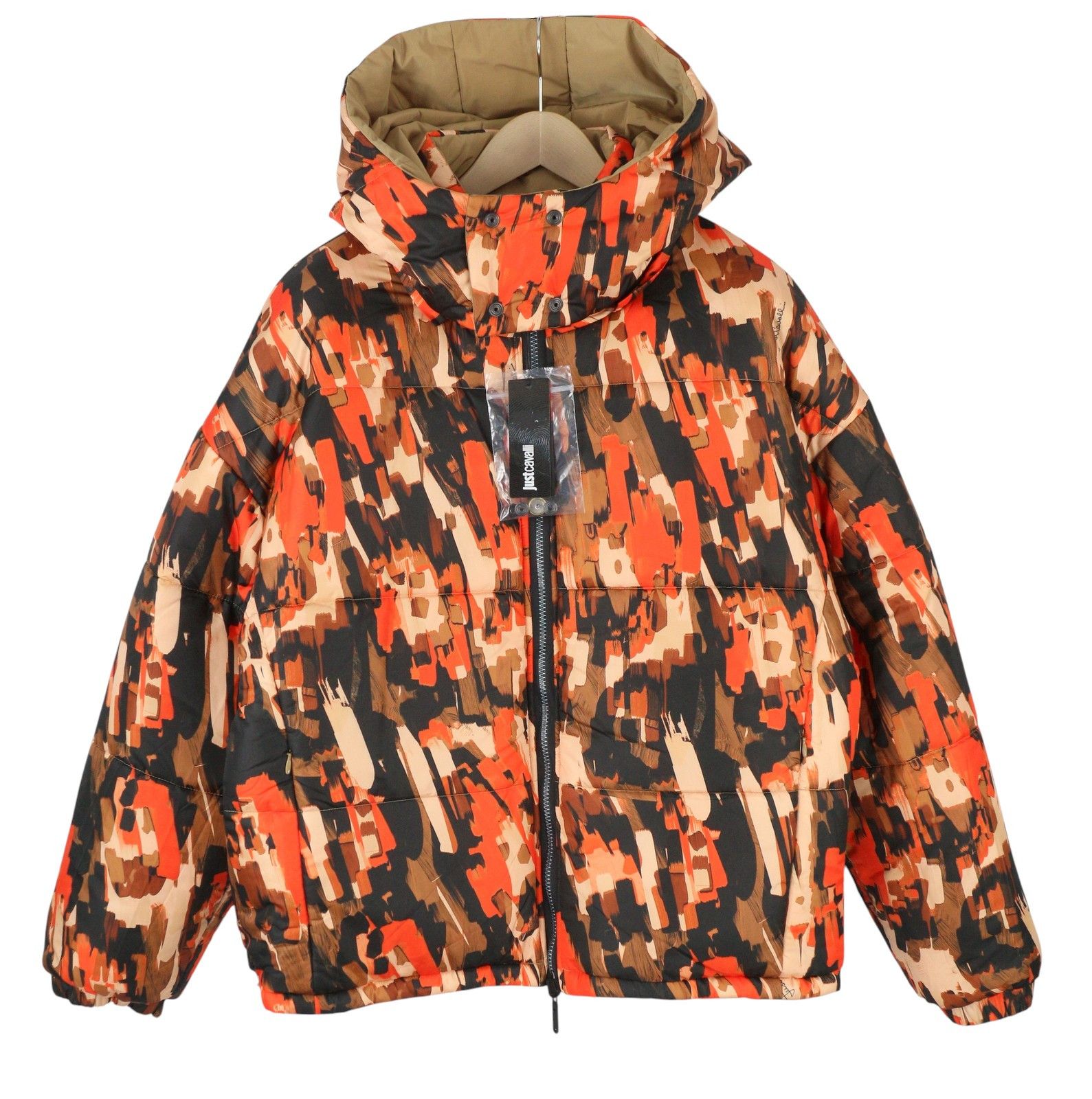 Just Cavalli 54 Printed Padded Hooded Reversible 86884 Size US L / EU 52-54 / 3 - 1 Thumbnail