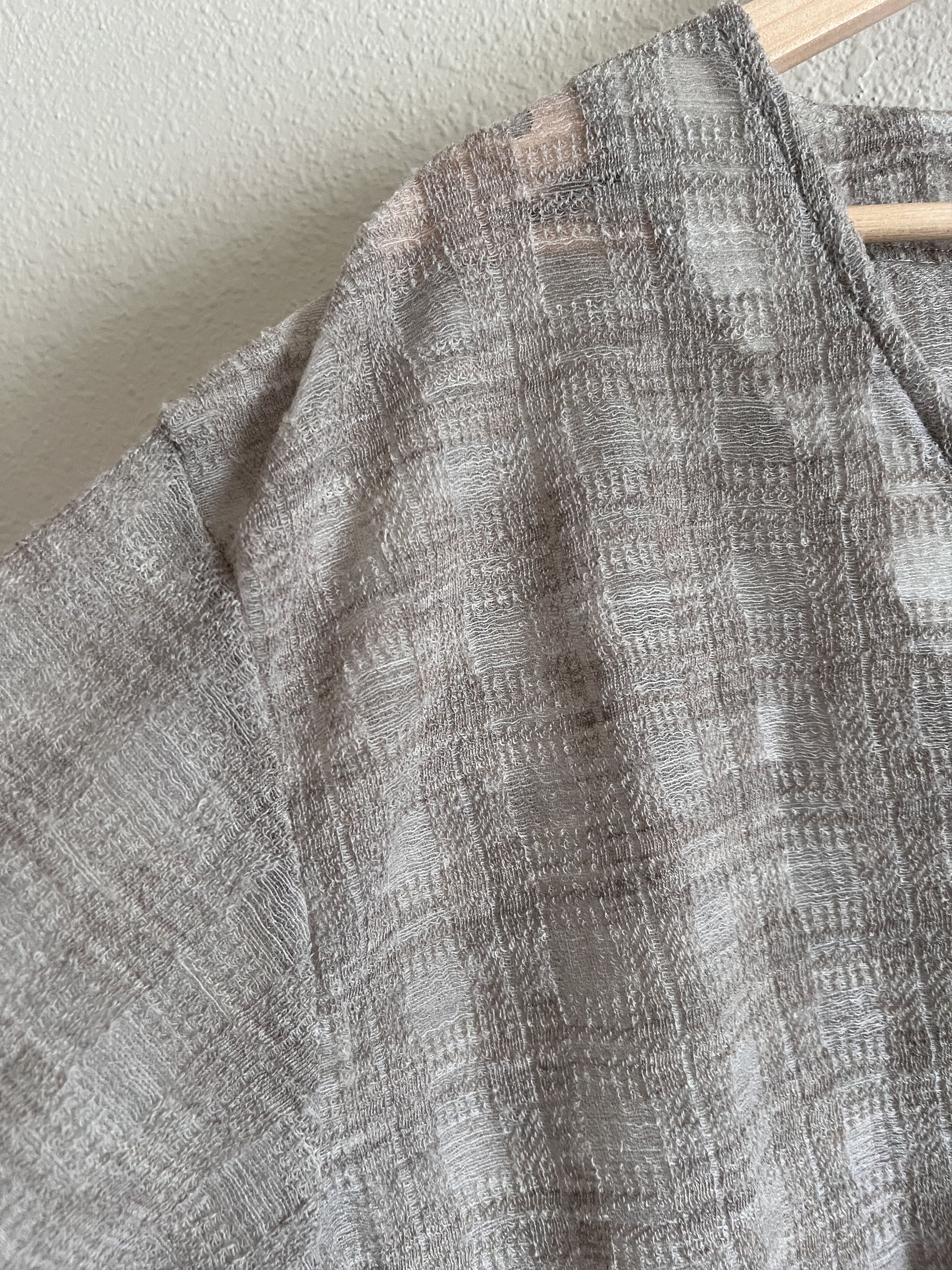Our Legacy Our Legacy Grey Disintegration Check Cardigan Size US M / EU 48-50 / 2 - 5 Thumbnail