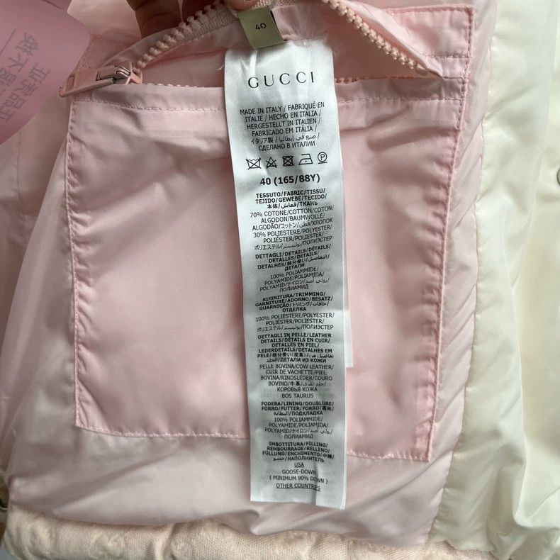 Gucci Gucci Cherry blossom pink old flower full printed logo down Size S / US 4 / IT 40 - 3 Thumbnail