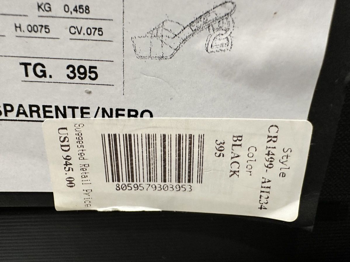 Dolce & Gabbana Dolce and Gabbana Black Clear Sandals EURO Size 39.5 US 9.5 Size US 9.5 / IT 39.5 - 19 Thumbnail