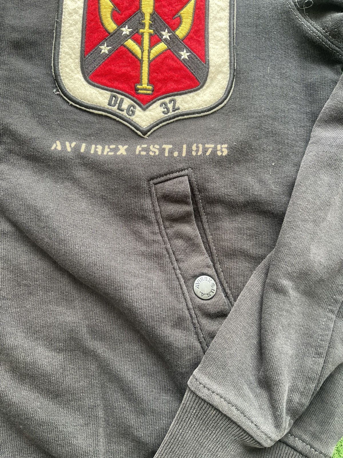Avirex 🔥HOT🔥VINTAGE AVIREX U.S NAVY PATCHES ZIPPER UP VERY RARE Size US M / EU 48-50 / 2 - 5 Thumbnail