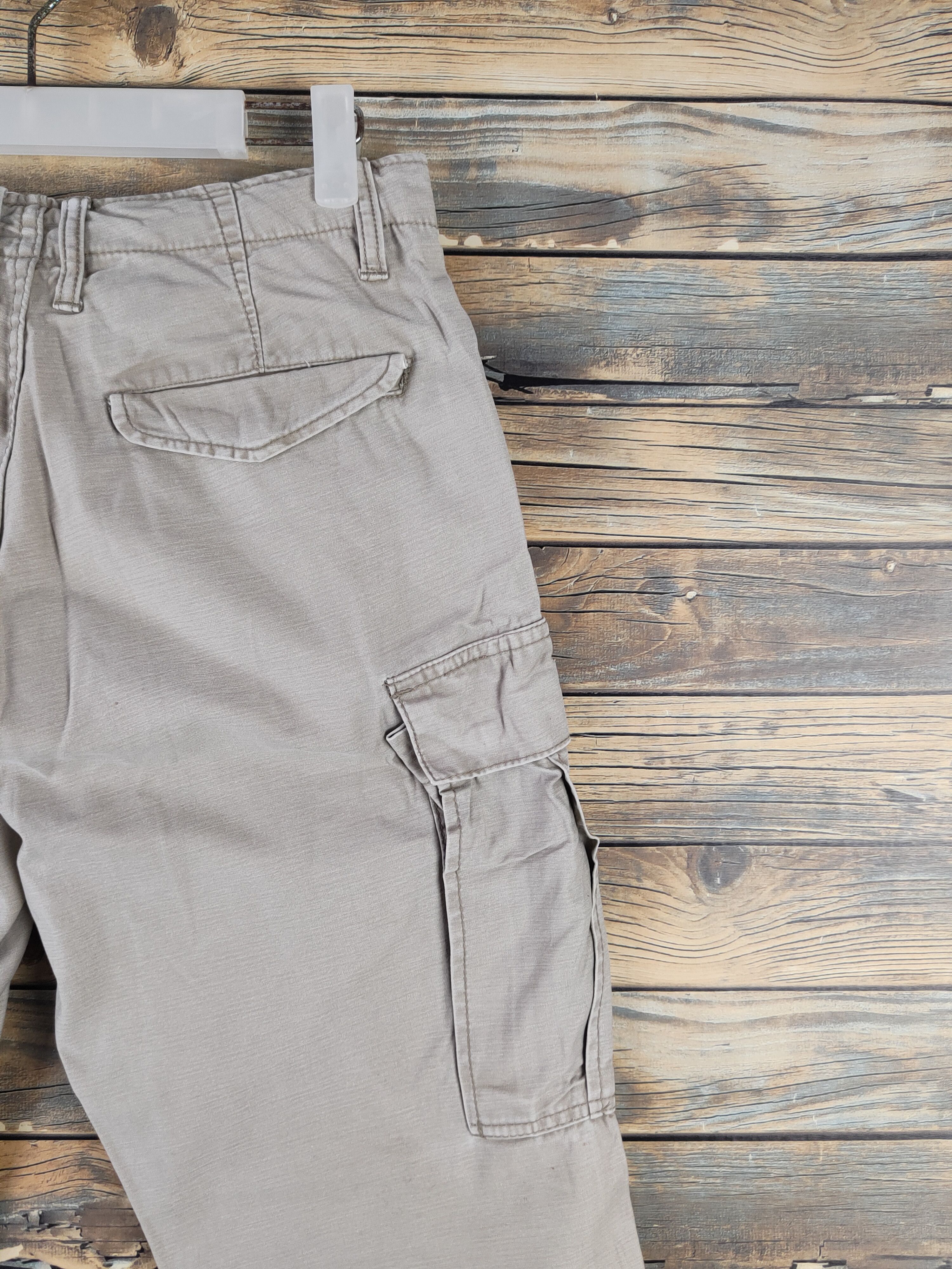Japanese Brand DL Back Number Gray Multipocket Tactical Cargo Pants #1958 Size US 29 - 10 Thumbnail