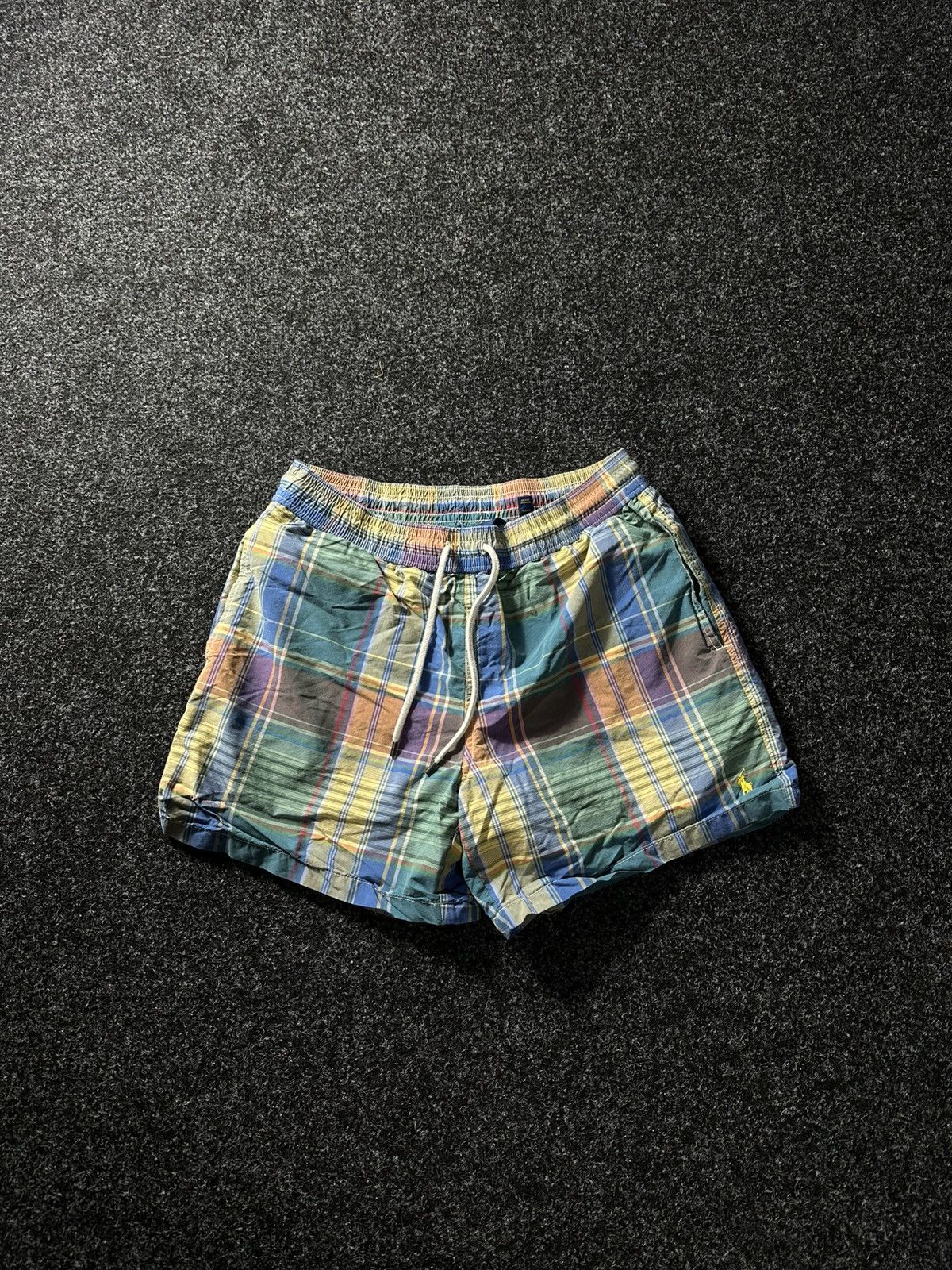Polo Ralph Lauren × Vintage 🚨 RALPH LAUREN POLO LOGO VINTAGE SHORTS L hawaii rare Size US 33 - 1 Thumbnail