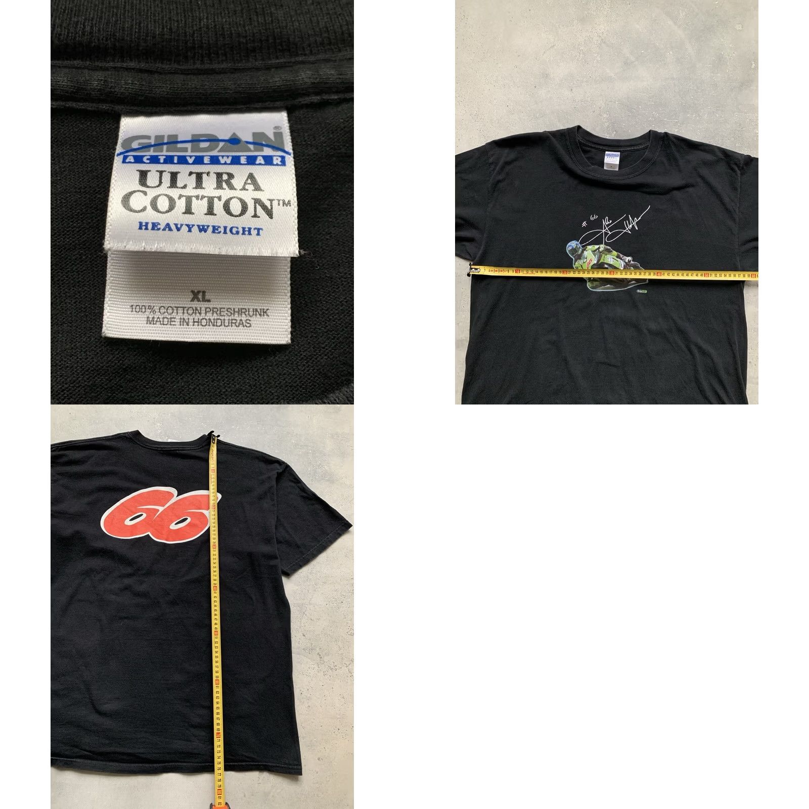 Vintage VINTAGE Kawasaki NINJA 66 RACING TEE T SHIRT Mens XL Black Graphic Print Crew Neck Short Sleeve Cotton Shirt Size US XL / EU 56 / 4 - 8 Thumbnail