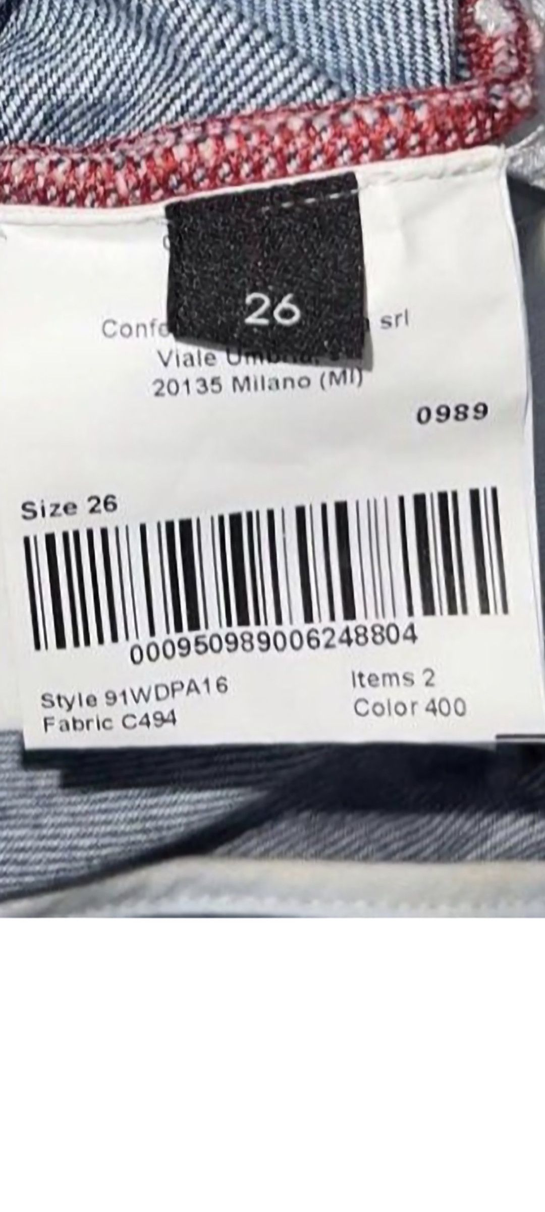 Calvin Klein 205W39NYC SS19 Reflective Patch Denim Jeans Size US 26 / EU 42 - 10 Thumbnail