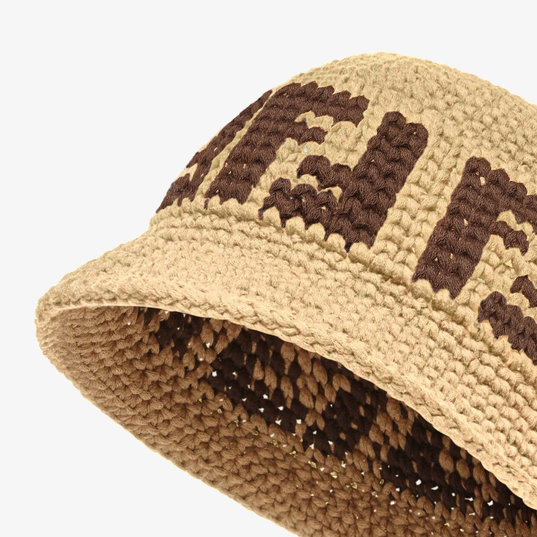 Fendi o1w1db10724 Size: OS / Hat in Beige/Brown Size ONE SIZE - 1 Preview