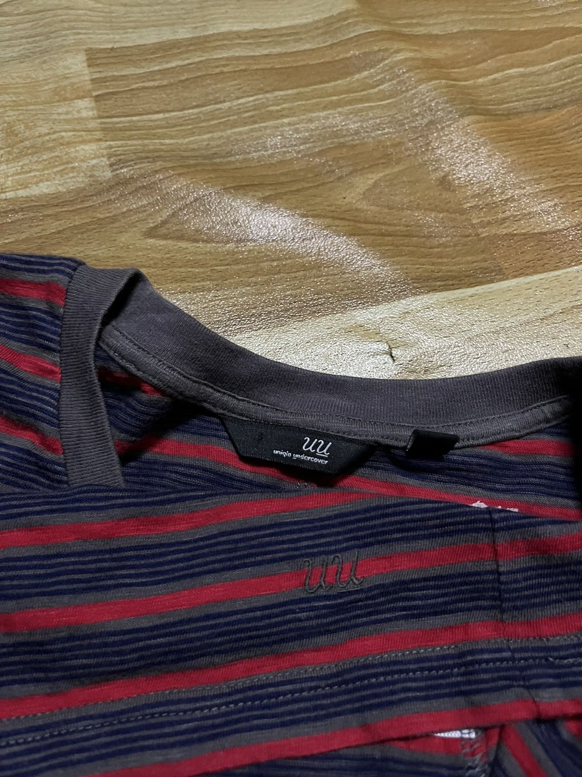 Japanese Brand × Undercover × Uniqlo Undercover By Uniqlo Stripe Design Tee Size US L / EU 52-54 / 3 - 5 Thumbnail