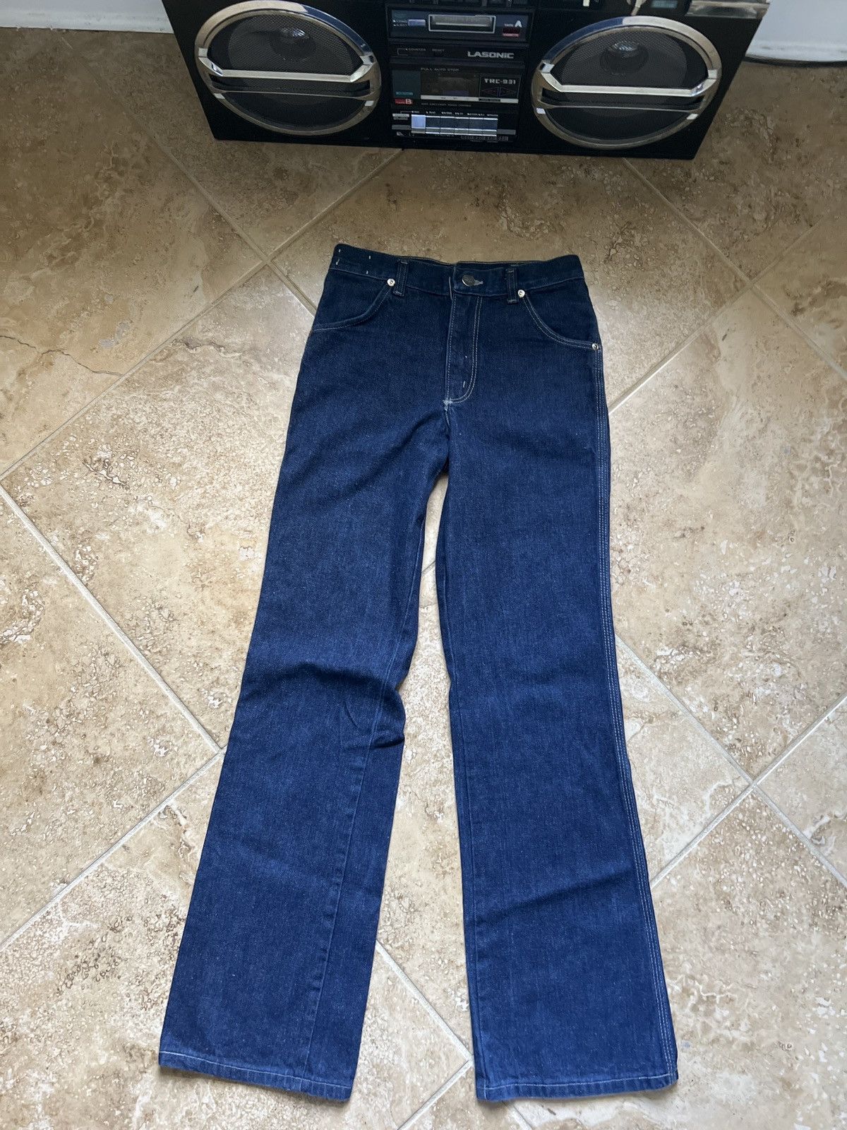 Vintage × Wrangler Vintage 70’s Wranglers Bootcut Jeans Size US 26 / EU 42 - 3 Thumbnail