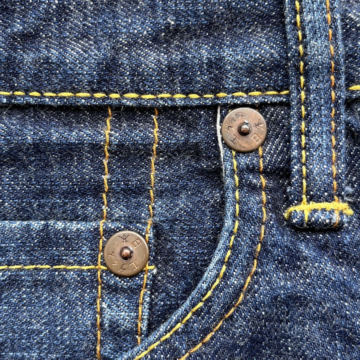 Evisu × Japanese Brand EVISU PARIS DAICOCK SELVEDGE JEANS Size US 32 / EU 48 - 9 Thumbnail