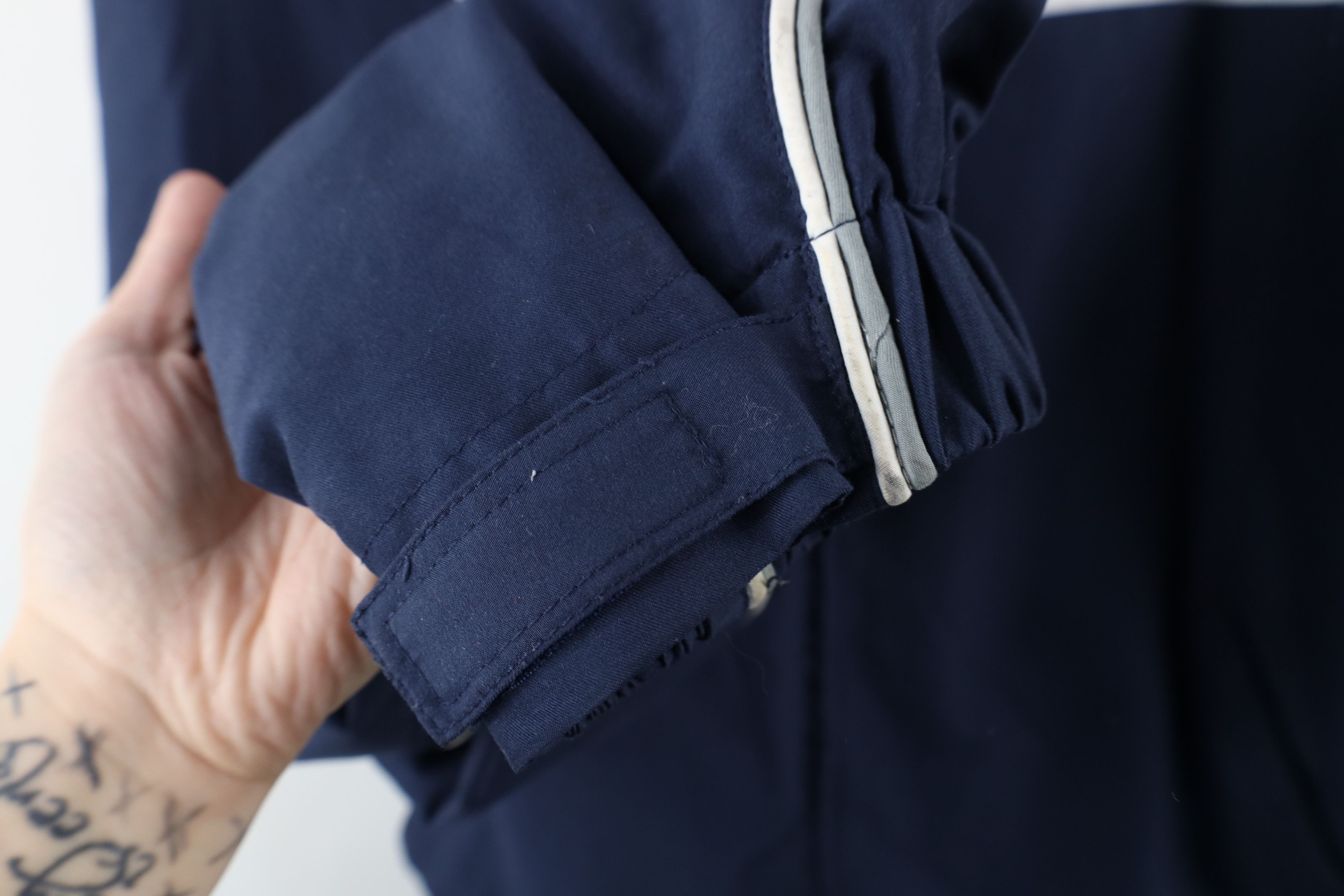 Vintage Vintage 90s State University Lined Windbreaker Jacket Blue Size US XL / EU 56 / 4 - 8 Thumbnail