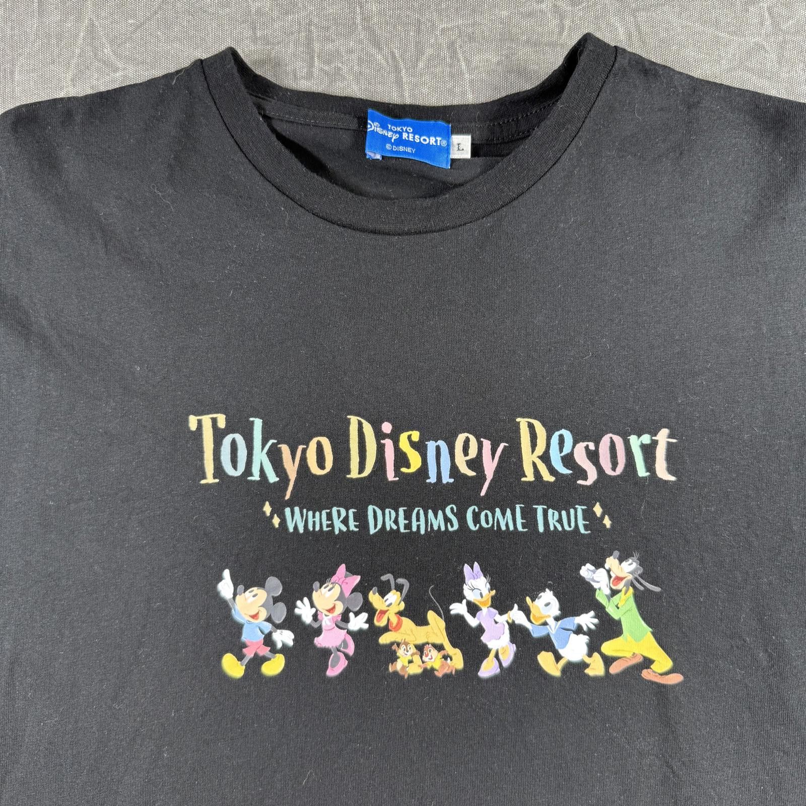 Disney Disney Shirt Unisex L Black Tokyo Size ONE SIZE - 2 Thumbnail