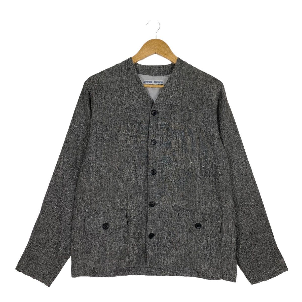 Japanese Brand × United Arrows United Arrows Hemp harringbone jacket Size US M / EU 48-50 / 2 - 1 Thumbnail