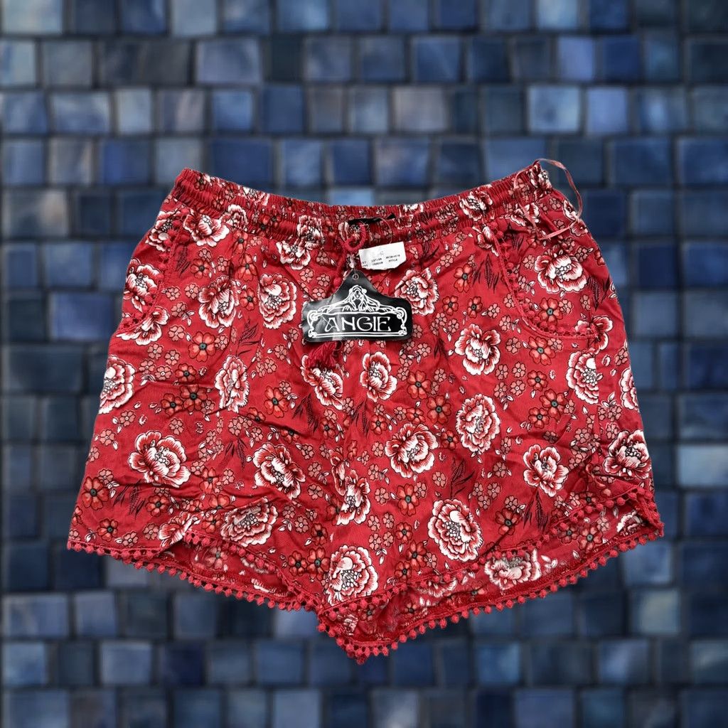 Vintage Angie Women’s Boho Floral Shorts in Size Medium NEW Size 32" / US 10 / IT 46 - 1 Thumbnail